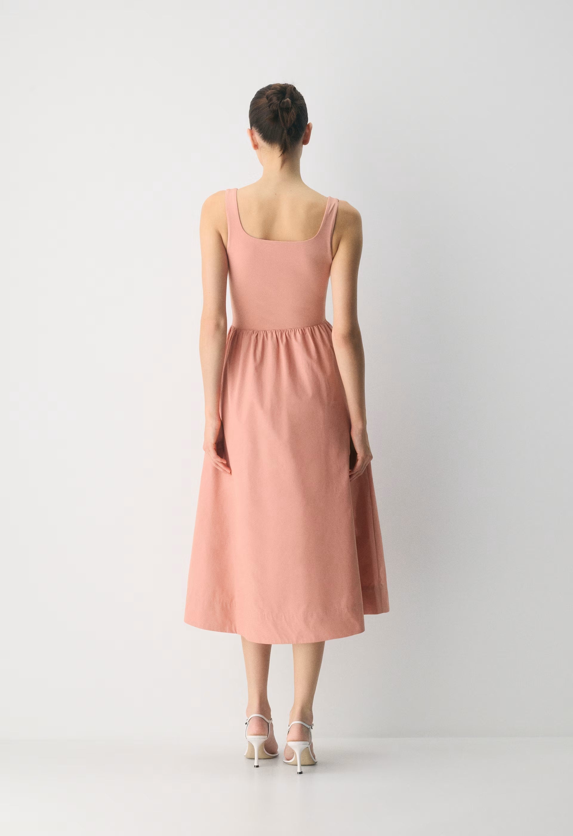 Revive Poplin Dress - KILN PINK