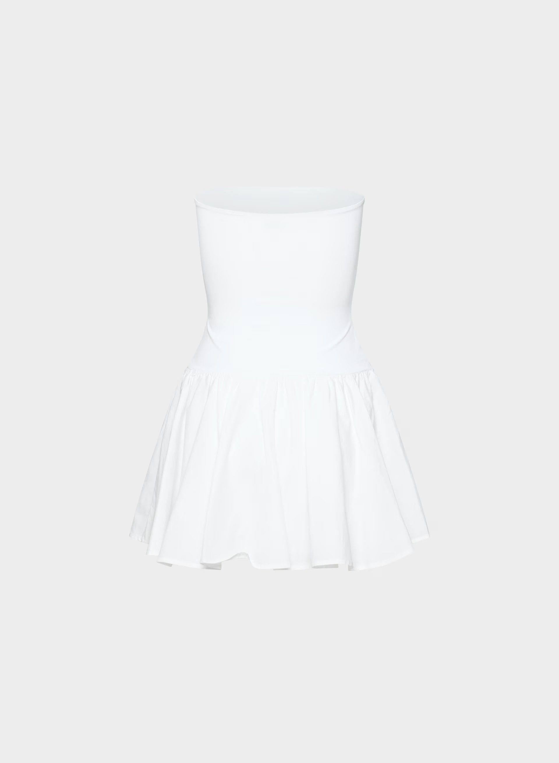 Private Poplin Dress - BRIGHT WHITE