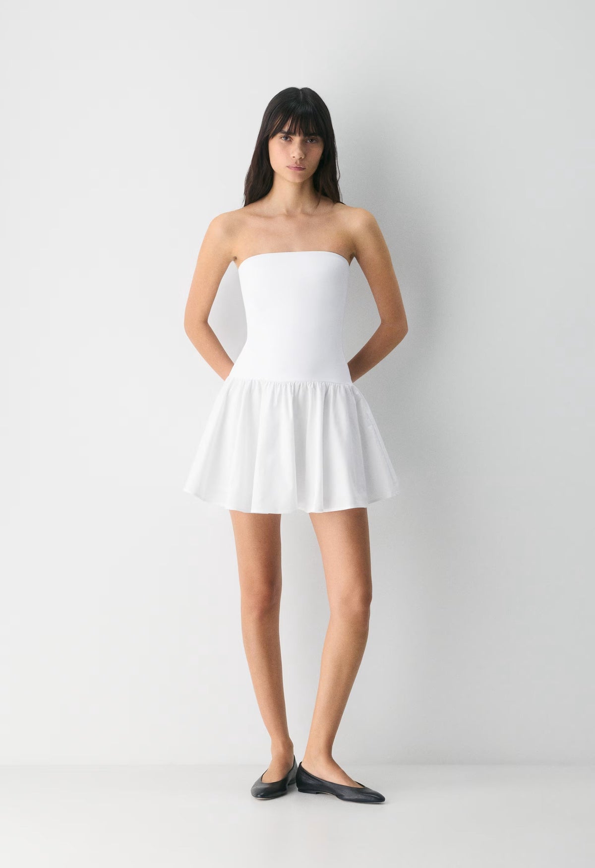 Private Poplin Dress - BRIGHT WHITE
