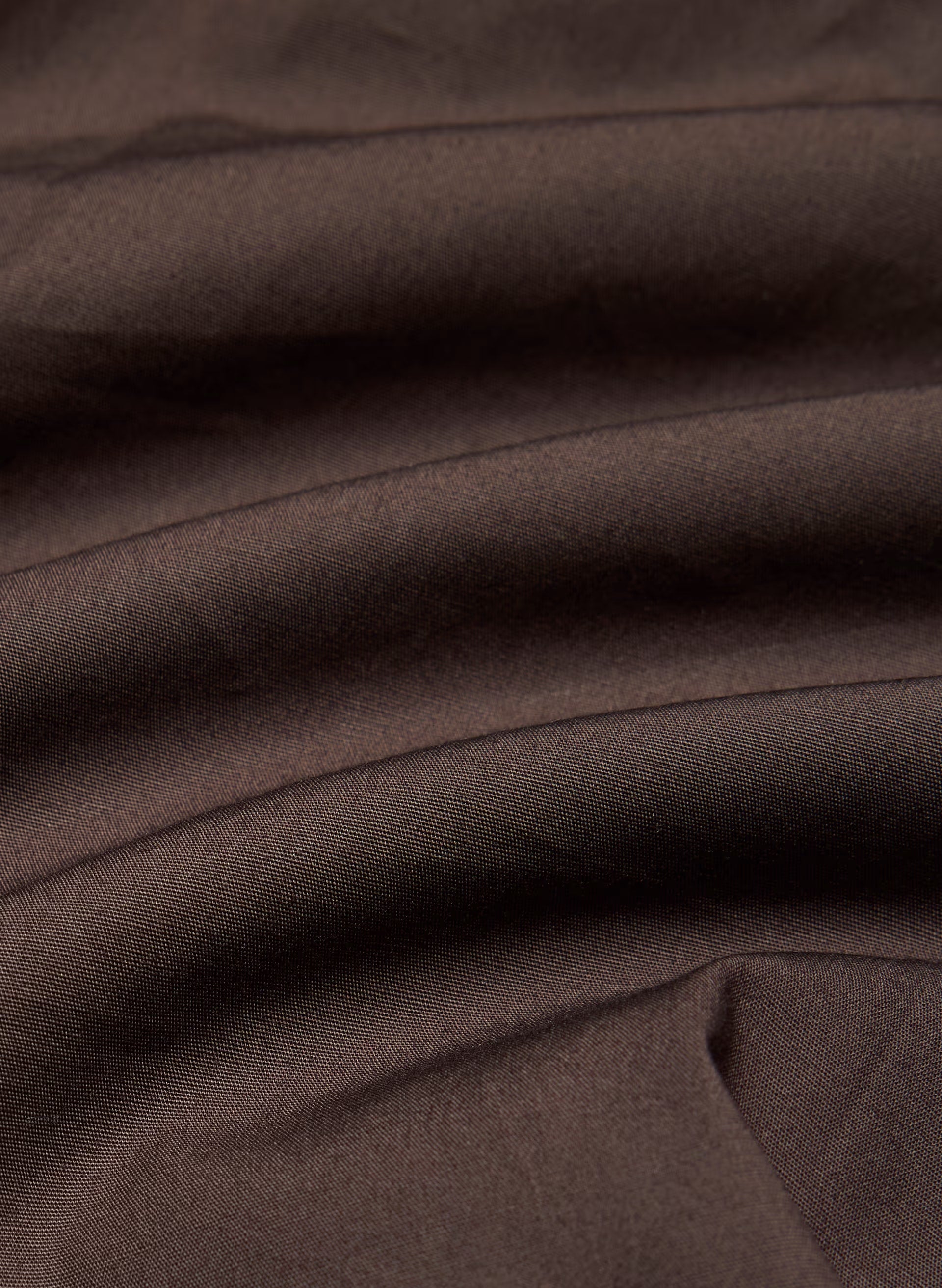 Private Poplin Dress - RICH MOCHA BROWN