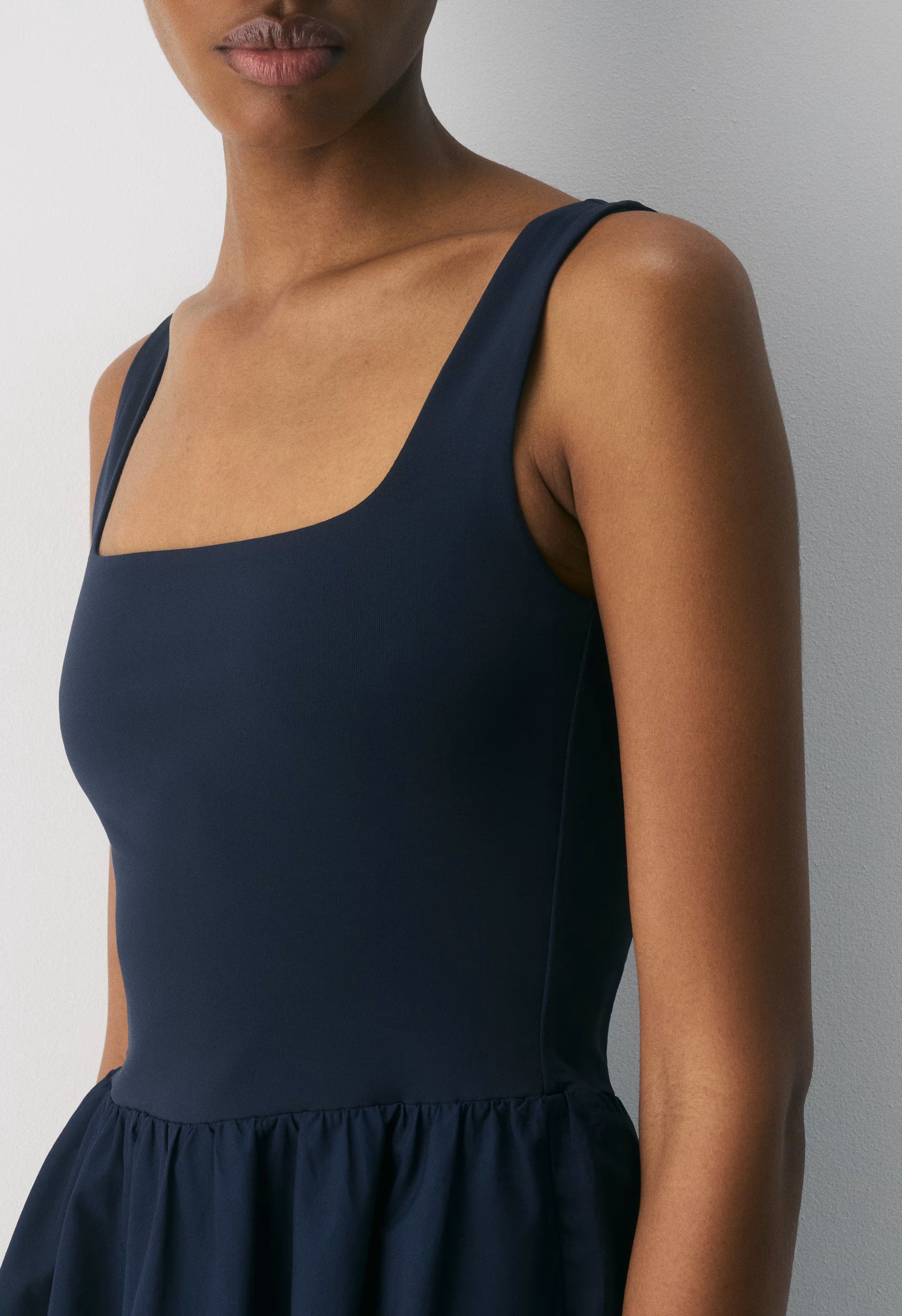 Revive Poplin Mini Dress - ADMIRAL