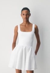 Revive Mini Dress - BRIGHT WHITE