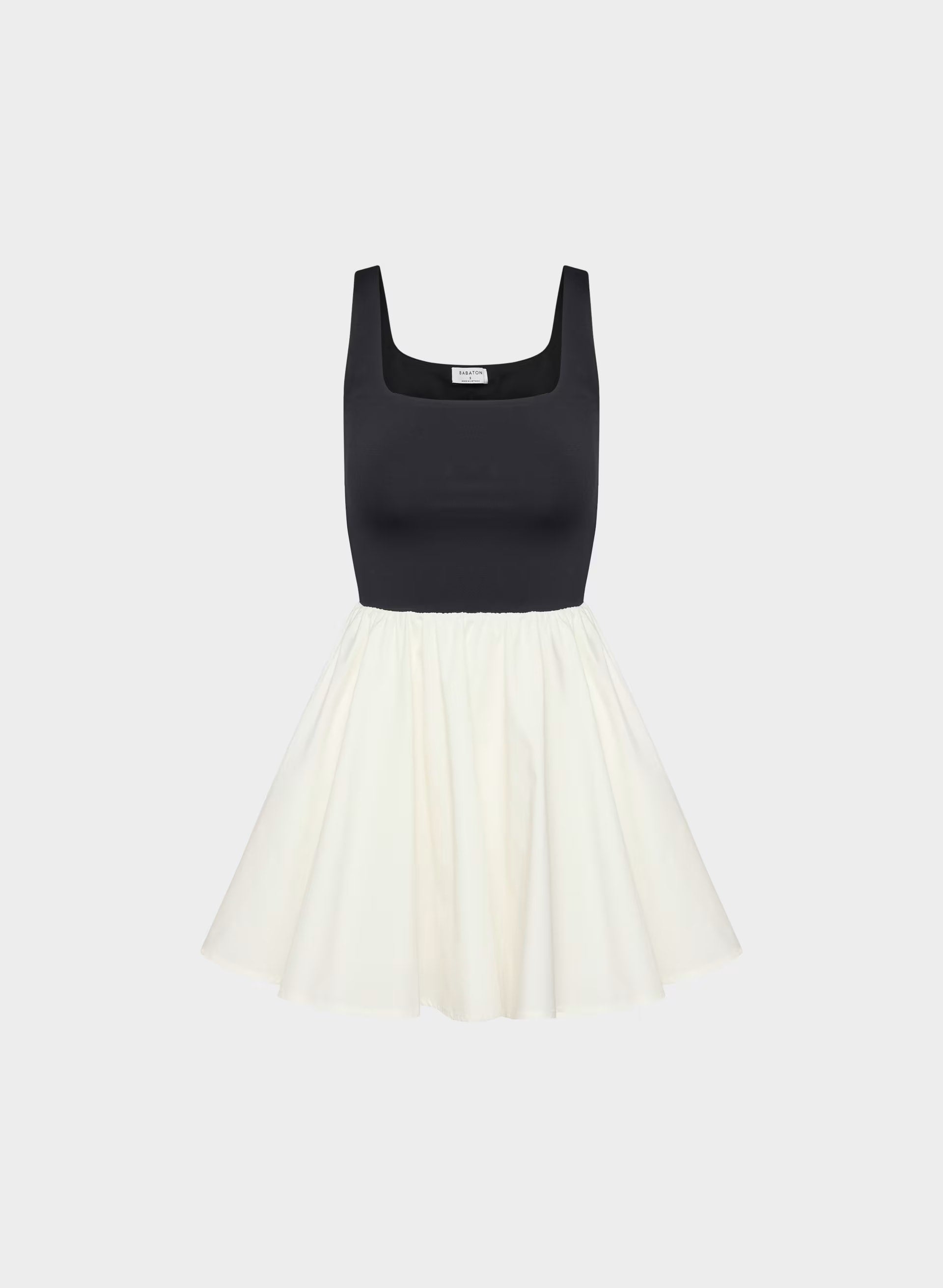 Revive Mini Dress - LIGHT BIRCH/BLACK