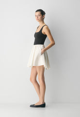 Revive Mini Dress - LIGHT BIRCH/BLACK