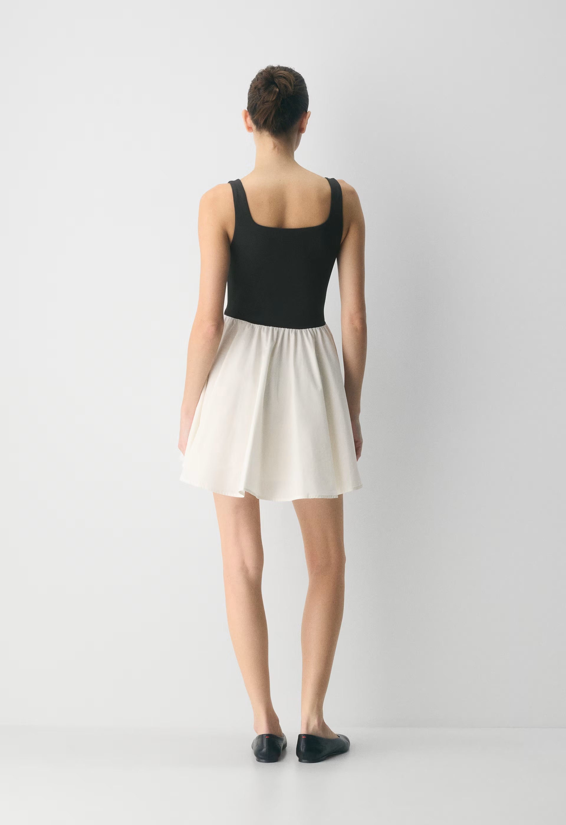 Revive Mini Dress - LIGHT BIRCH/BLACK