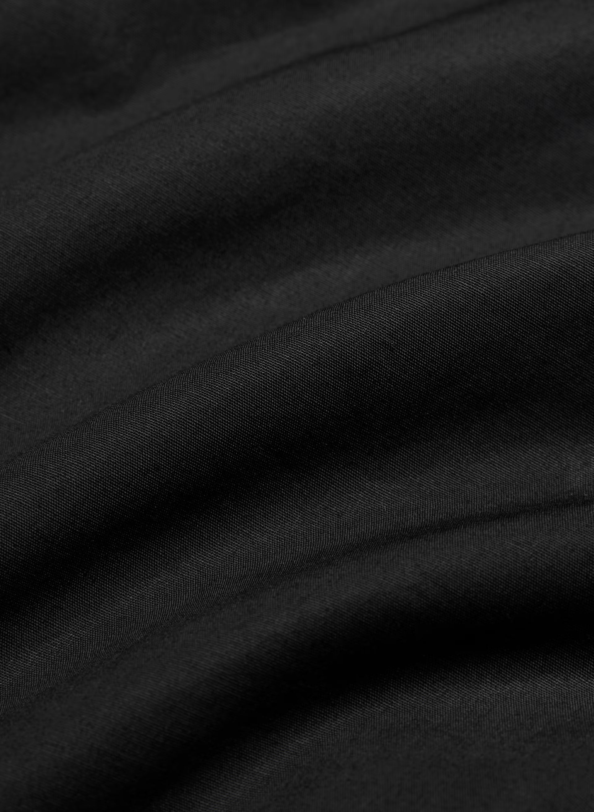 Technique Poplin Mini Cami Dress - BLACK