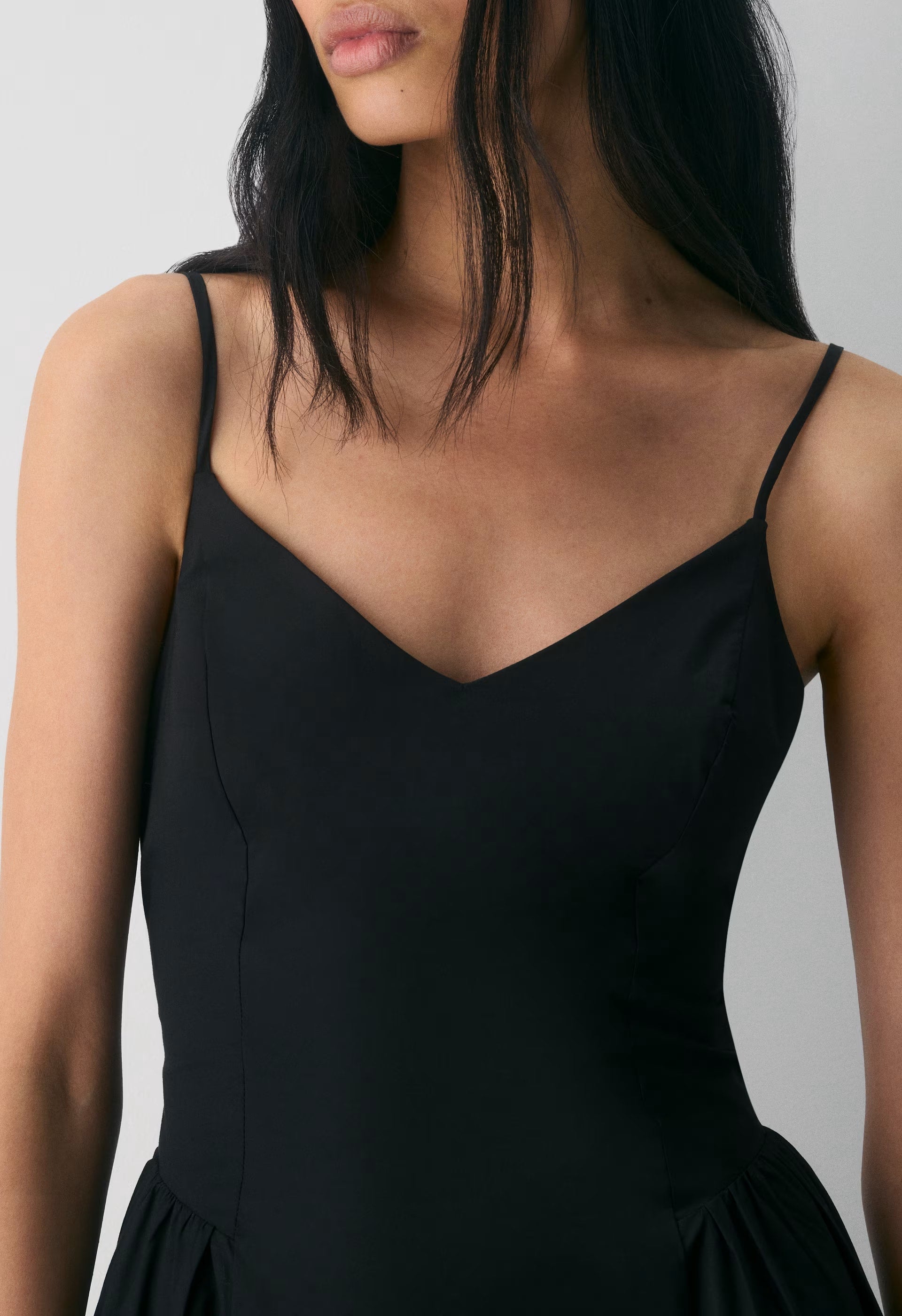 Technique Poplin Cami Dress - SN STP MLSK/BRT WT