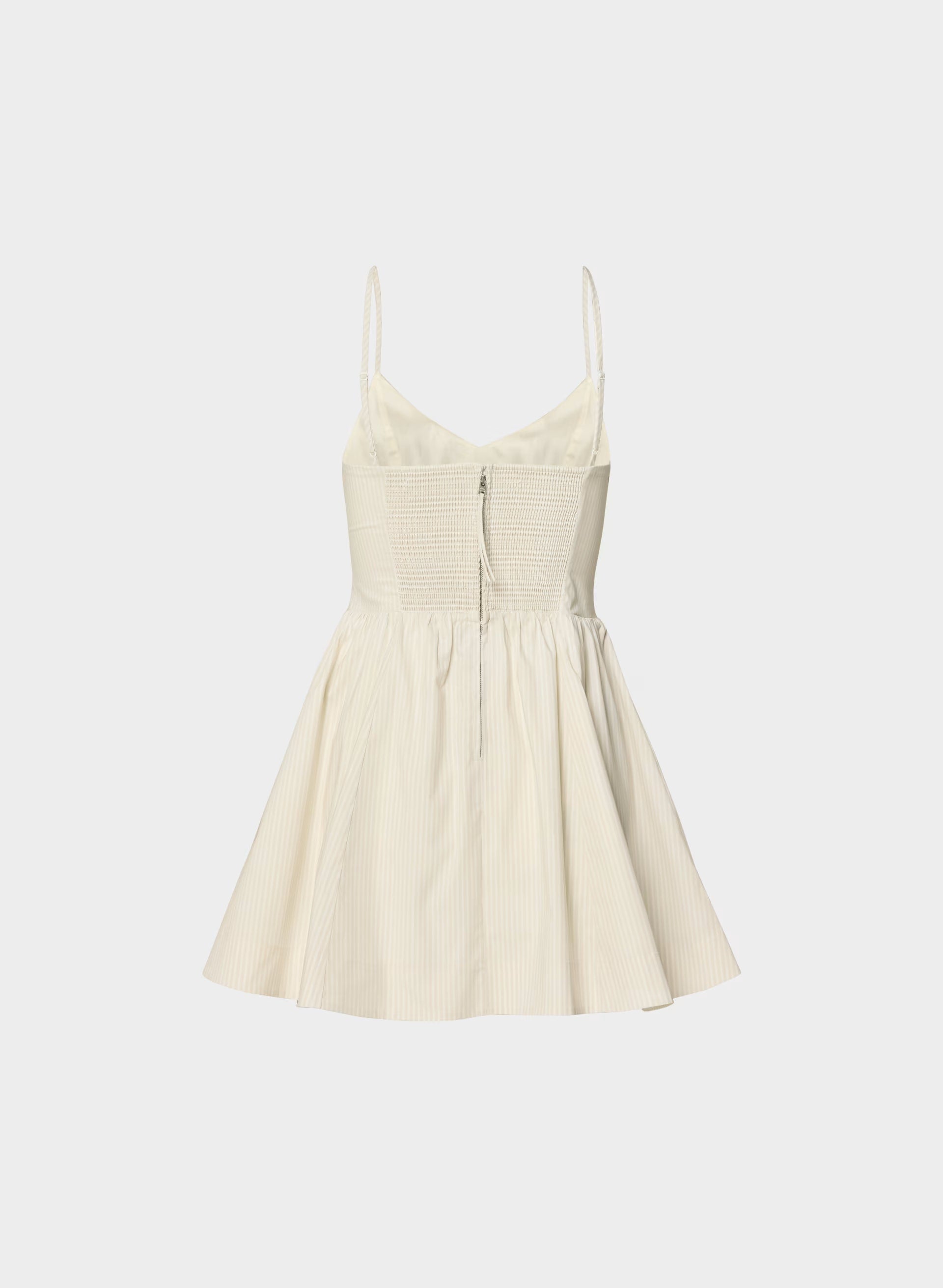 Technique Poplin Mini Cami Dress - CRMN STP MT PRL/LT BC