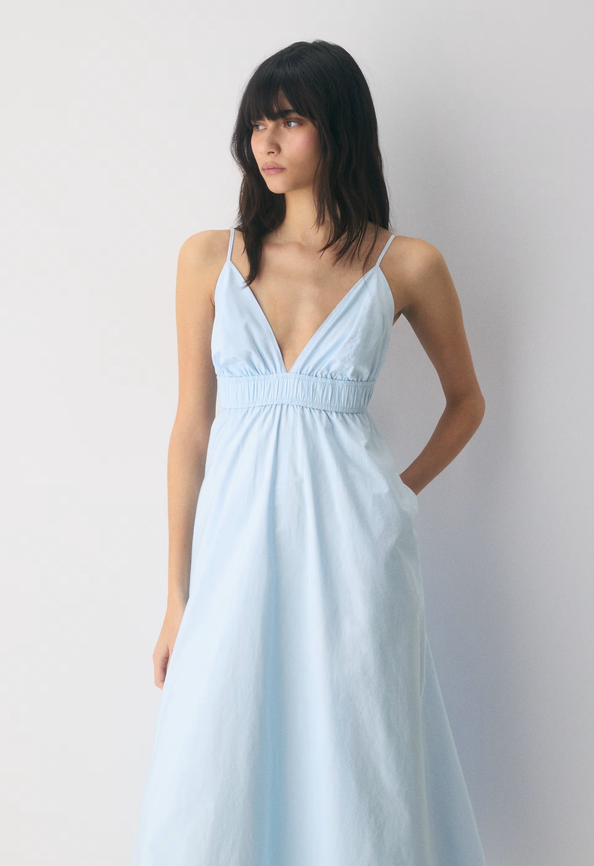 Encourage Poplin Cami Dress - VILLA BLUE