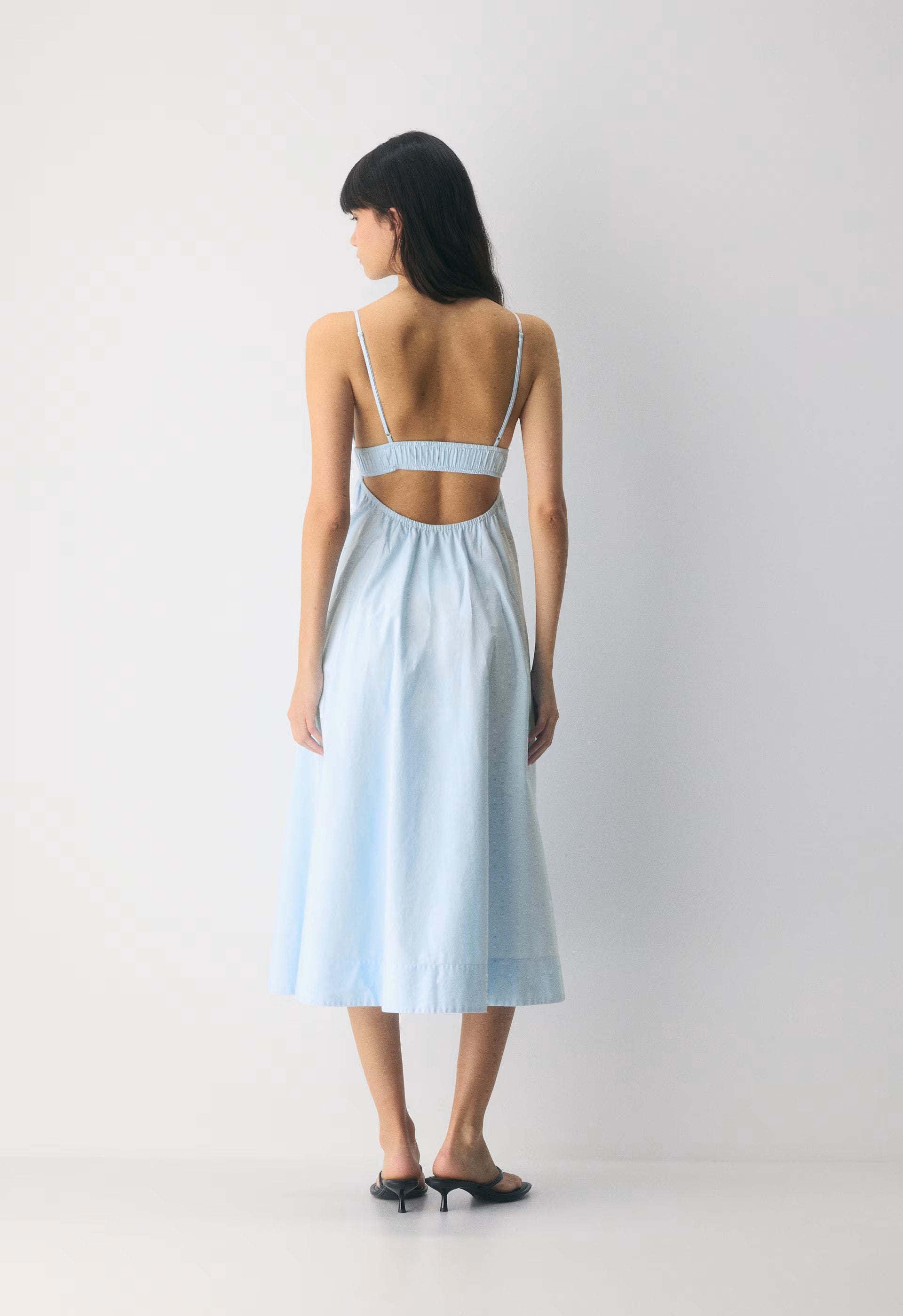 Encourage Poplin Cami Dress - VILLA BLUE
