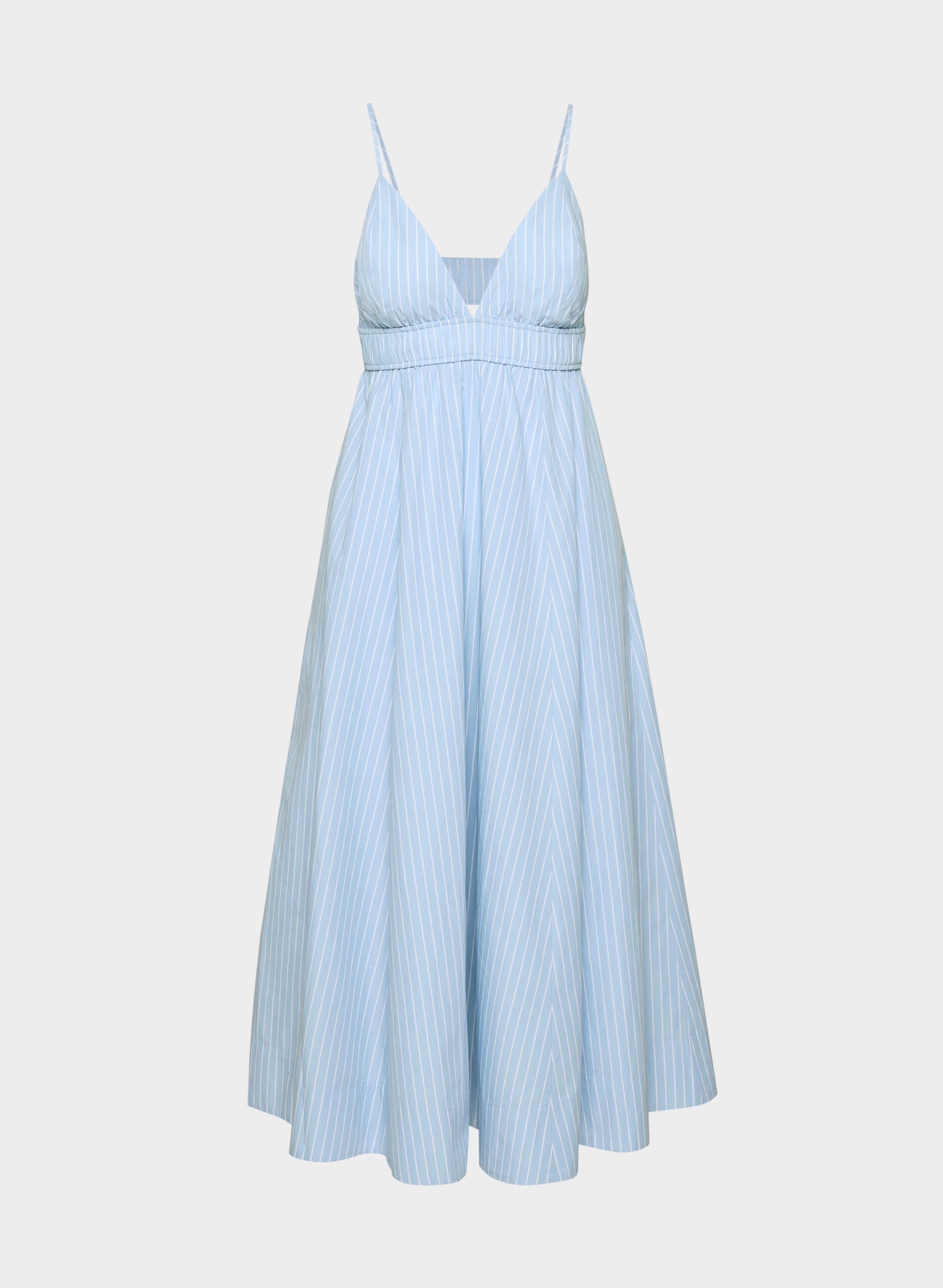 Encourage Poplin Cami Dress - MTCHLL STRP CF B/B WH