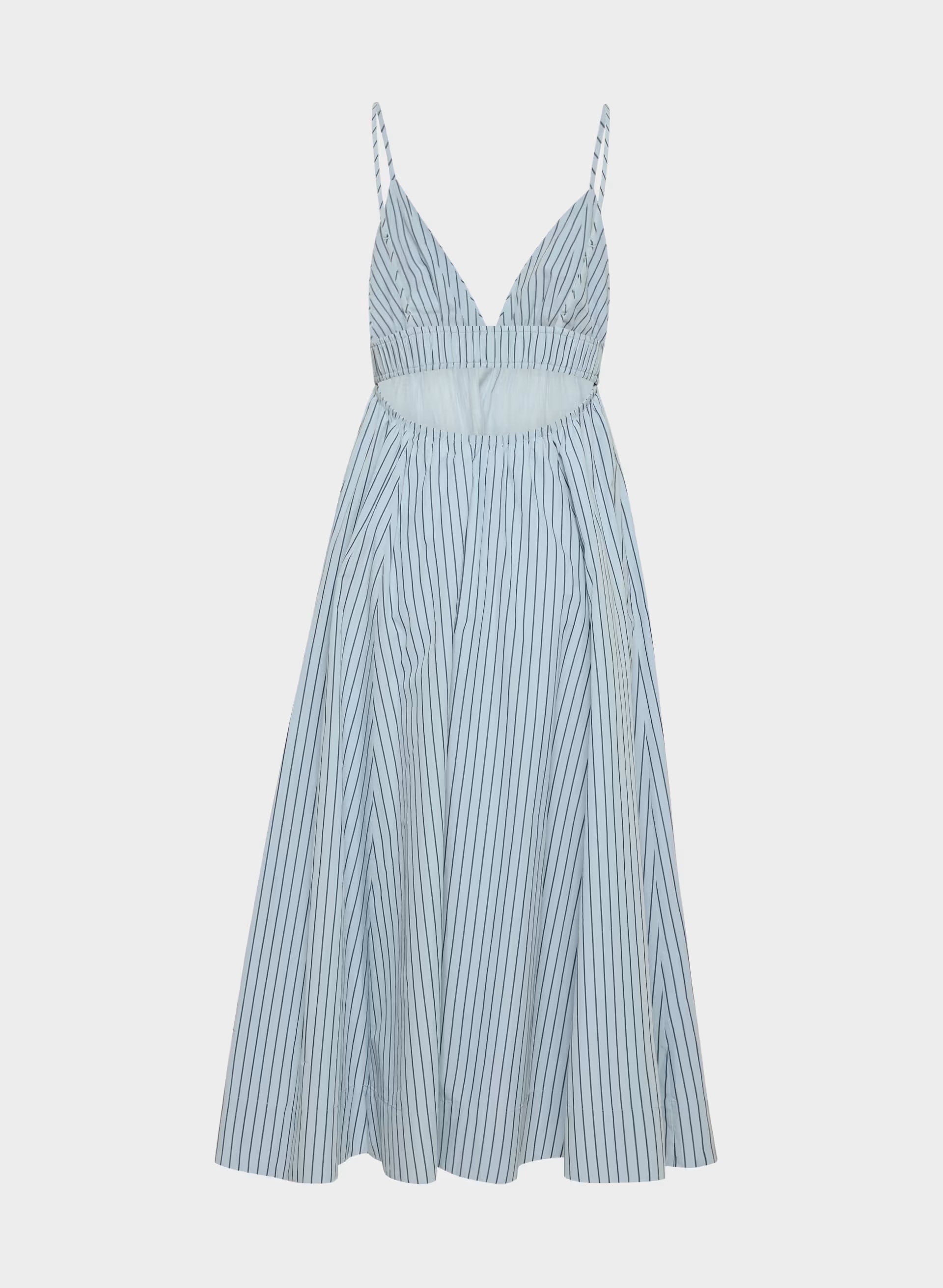 Encourage Poplin Cami Dress - MTCHLL STRP DW BL/H NV