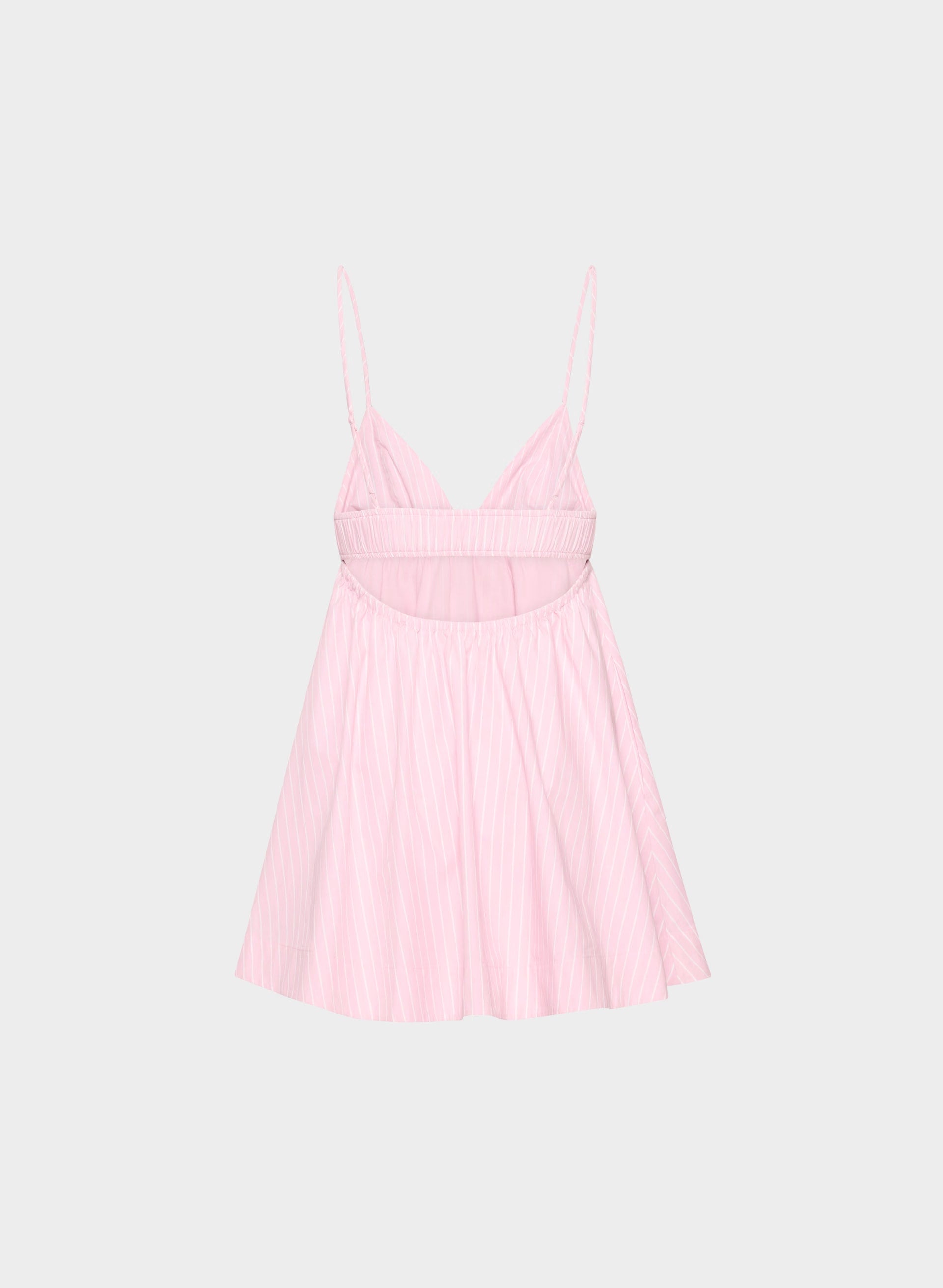 Encourage Poplin Mini Cami Dress - MTCHL STRP JB PK/B WH