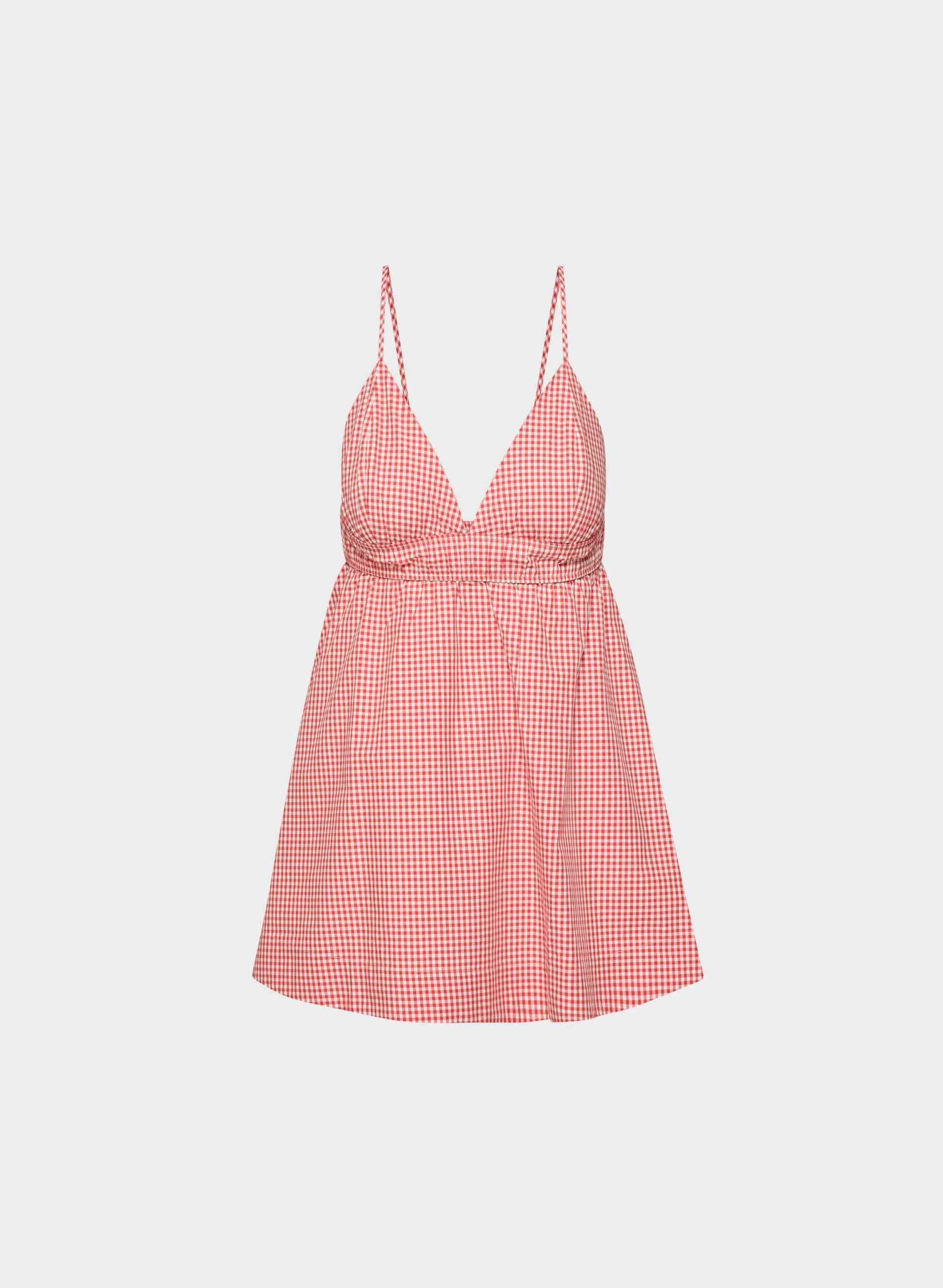 Encourage Poplin Mini Cami Dress - SRPN CK LT BRH/SGLD RD