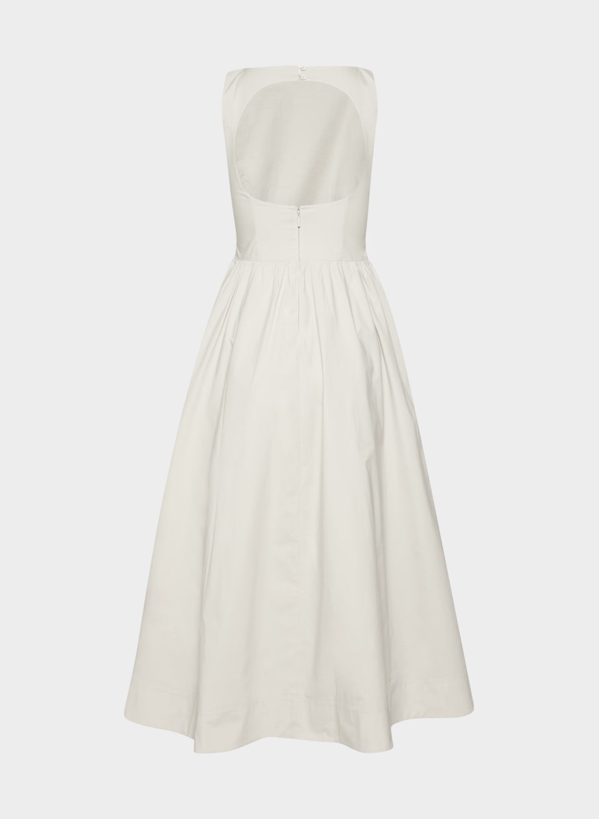 Tina Poplin Dress - METROPOLIS BEIGE