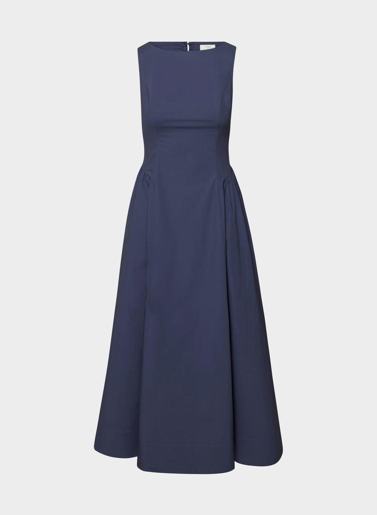 Tina Poplin Dress - HARBOUR NAVY