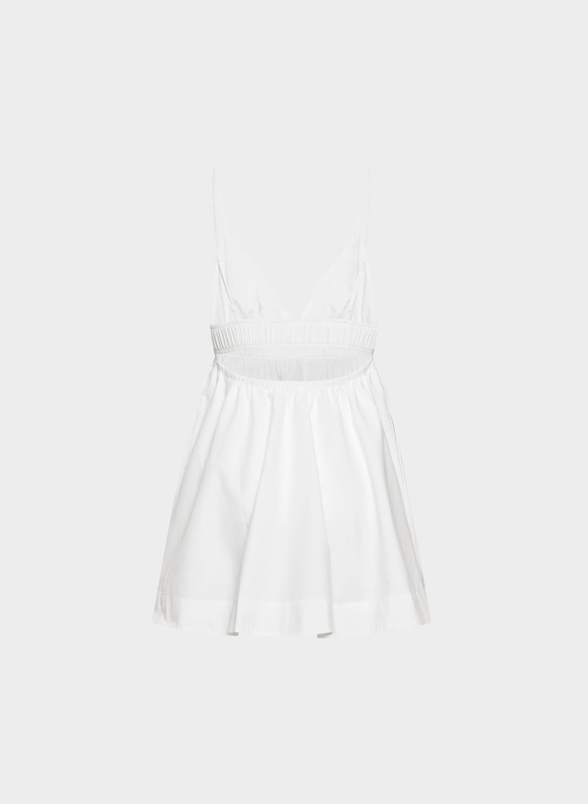 Encourage Poplin Mini Cami Dress - BRIGHT WHITE