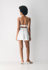 Encourage Poplin Mini Cami Dress - BRIGHT WHITE