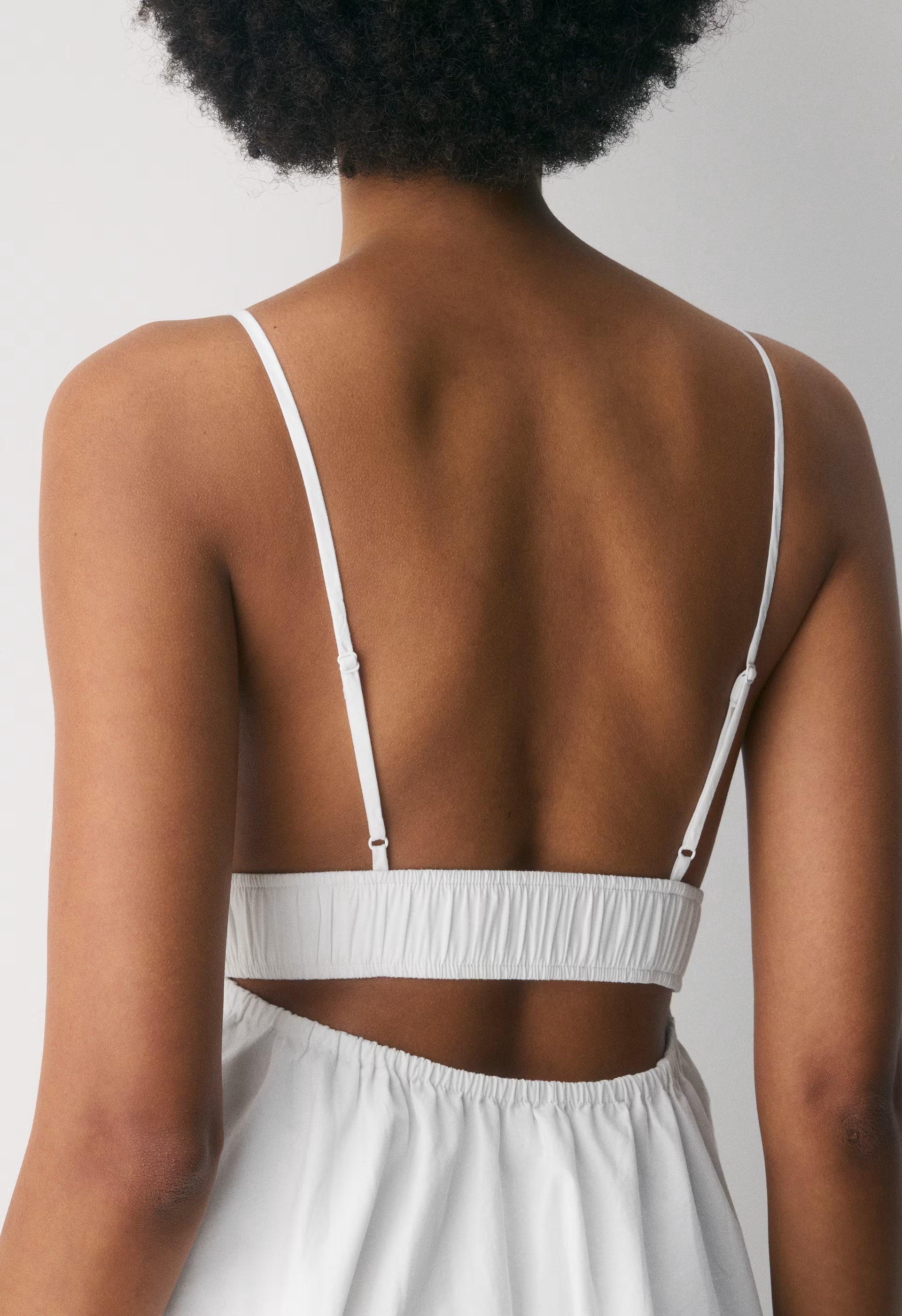 Encourage Poplin Mini Cami Dress - BRIGHT WHITE