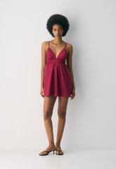 Encourage Poplin Mini Cami Dress - JUICY ROSE