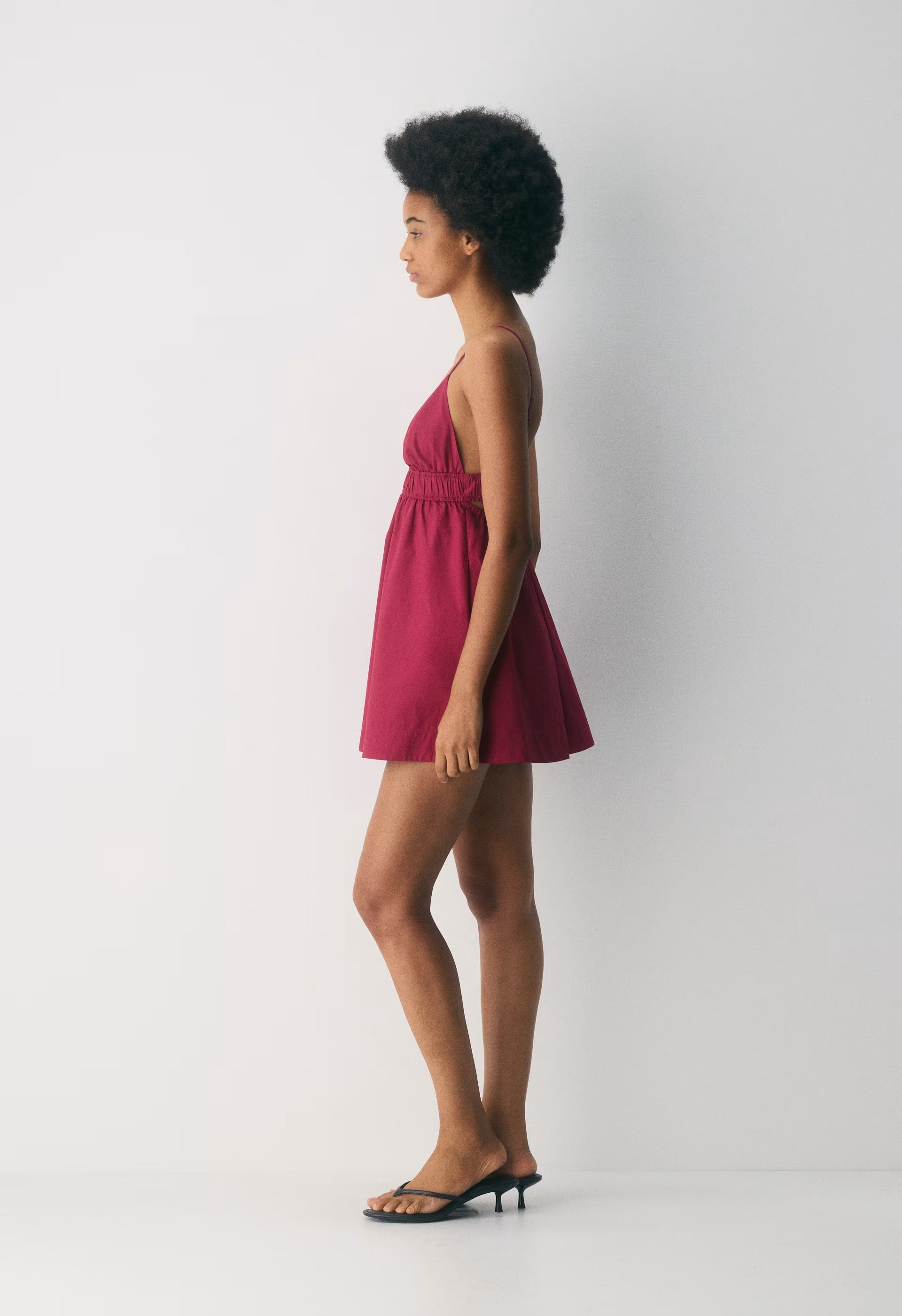 Encourage Poplin Mini Cami Dress - JUICY ROSE