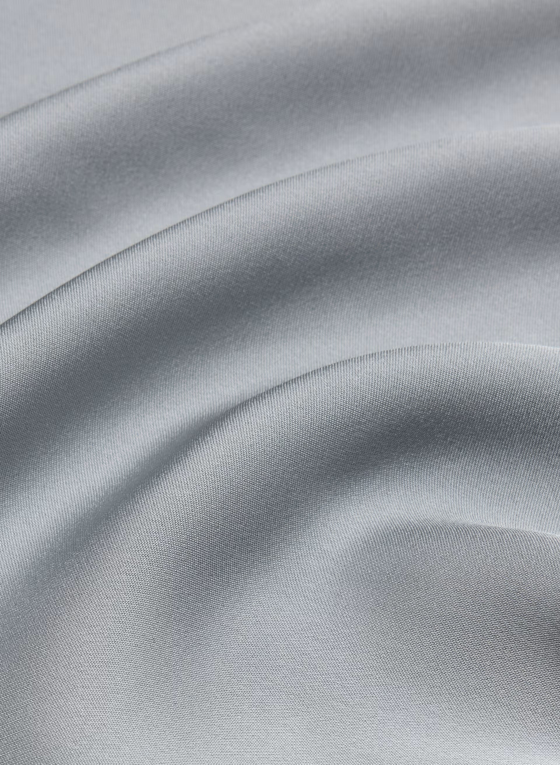 Audience Satin Mini Halter Dress - RIVERSTONE GREY