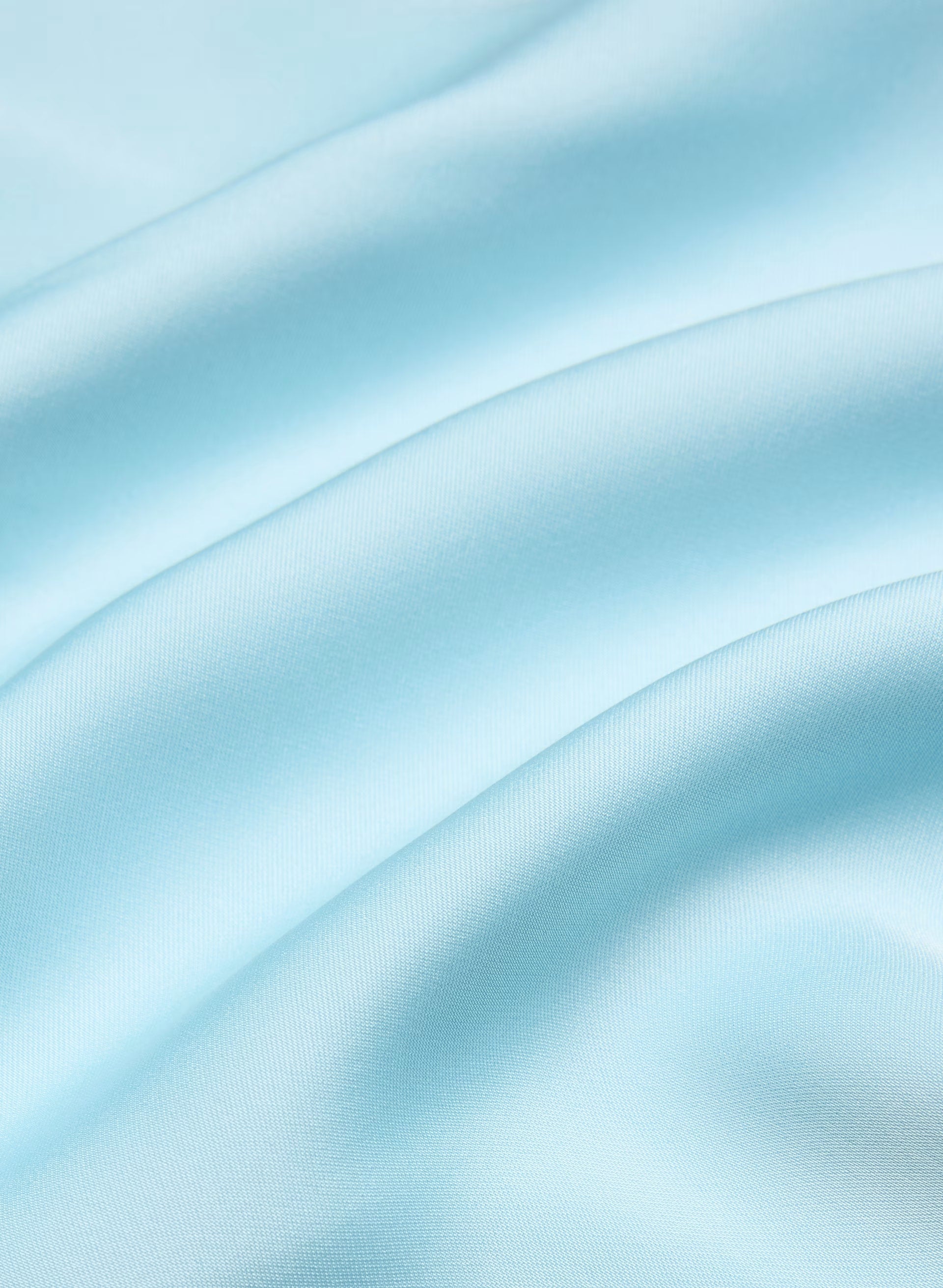 Audience Satin Mini Halter Dress - PANORAMA BLUE