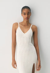 Evie Midi Dress - LIGHT BIRCH