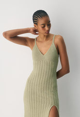 Evie Midi Dress - MARTINI OLIVE