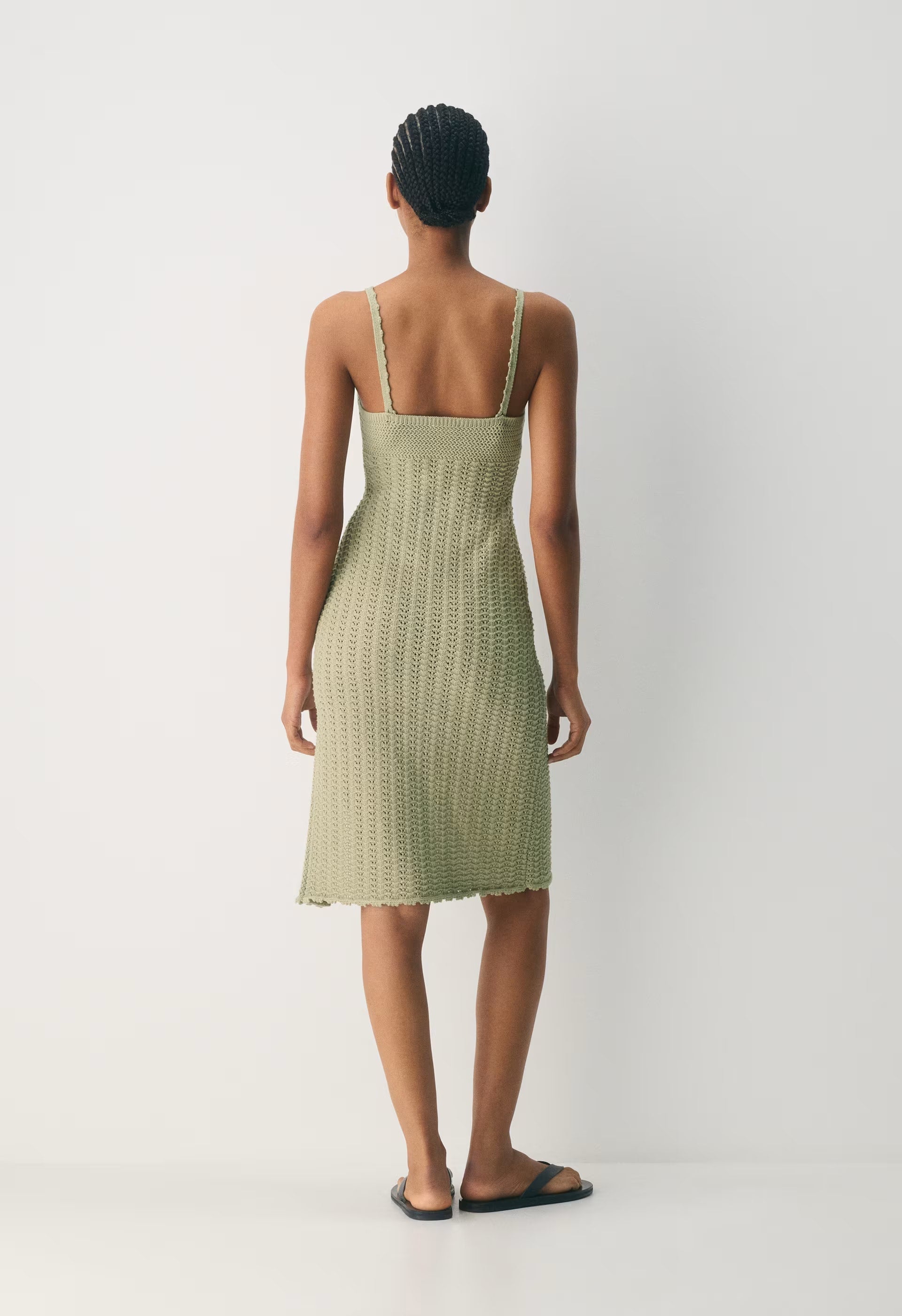 Evie Midi Dress - MARTINI OLIVE