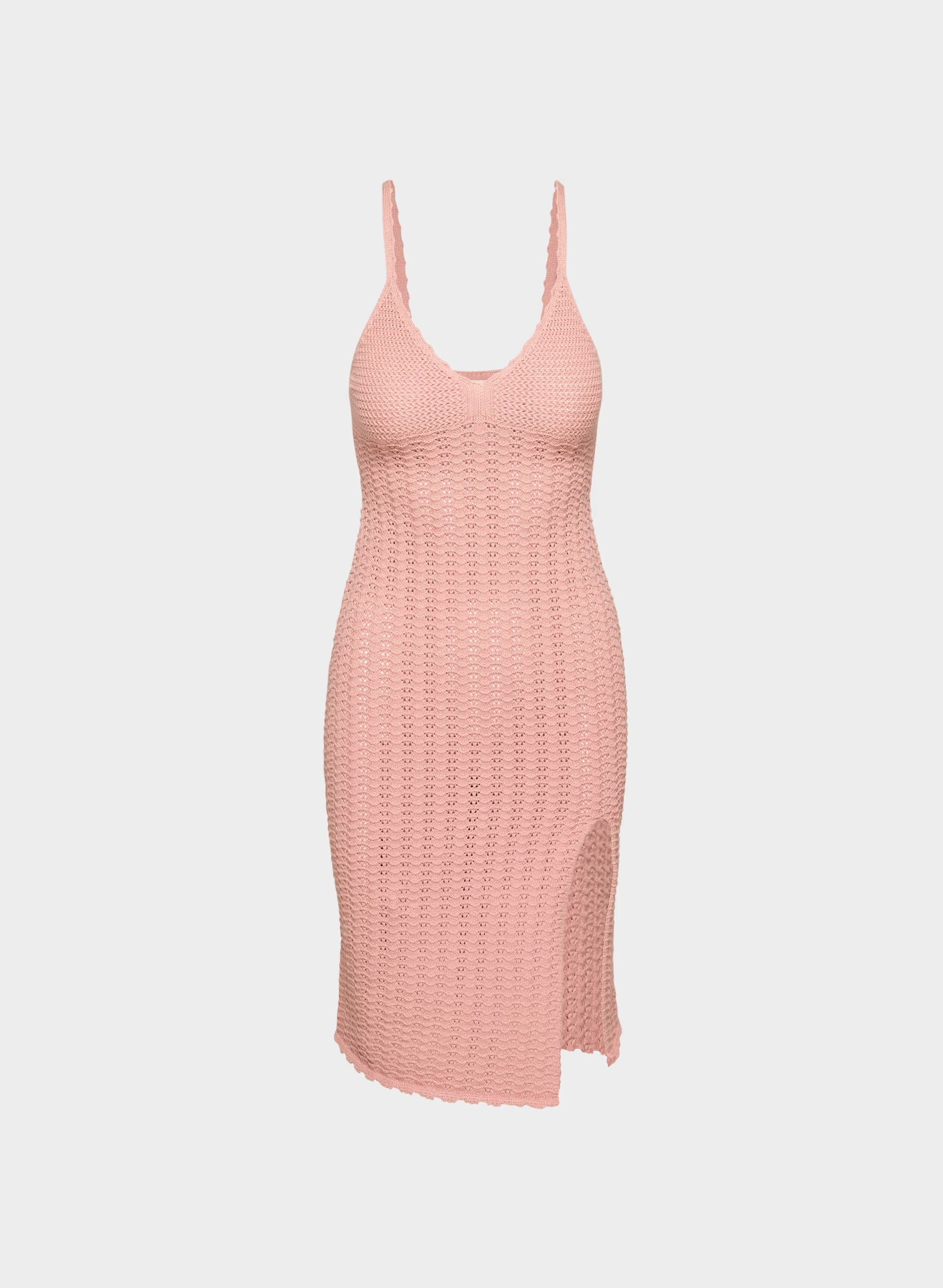 Evie Midi Dress - KILN PINK