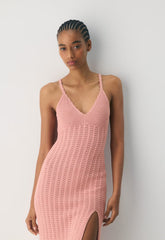 Evie Midi Dress - KILN PINK
