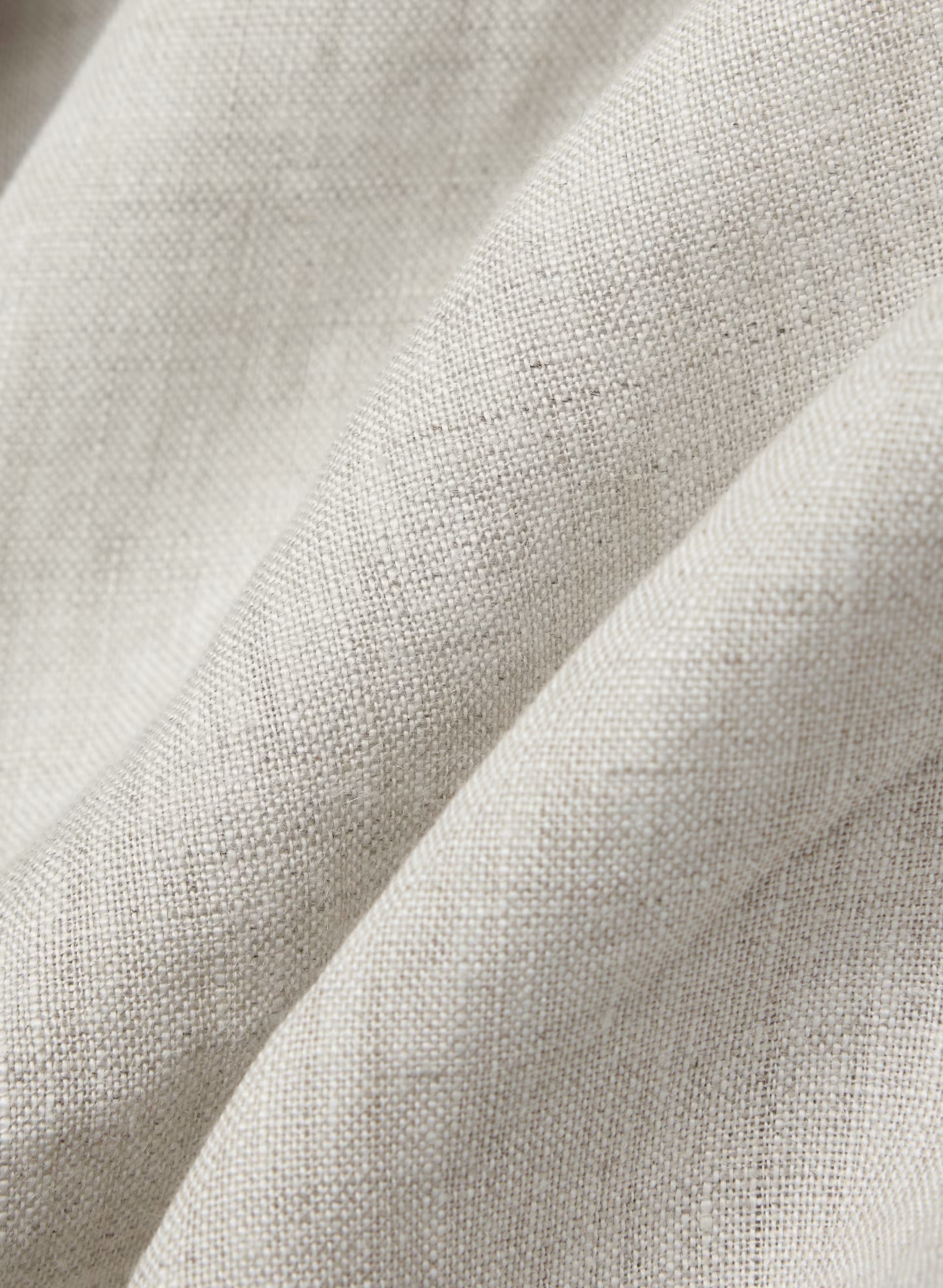 Technique Linen Dress - UNDYED ECRU