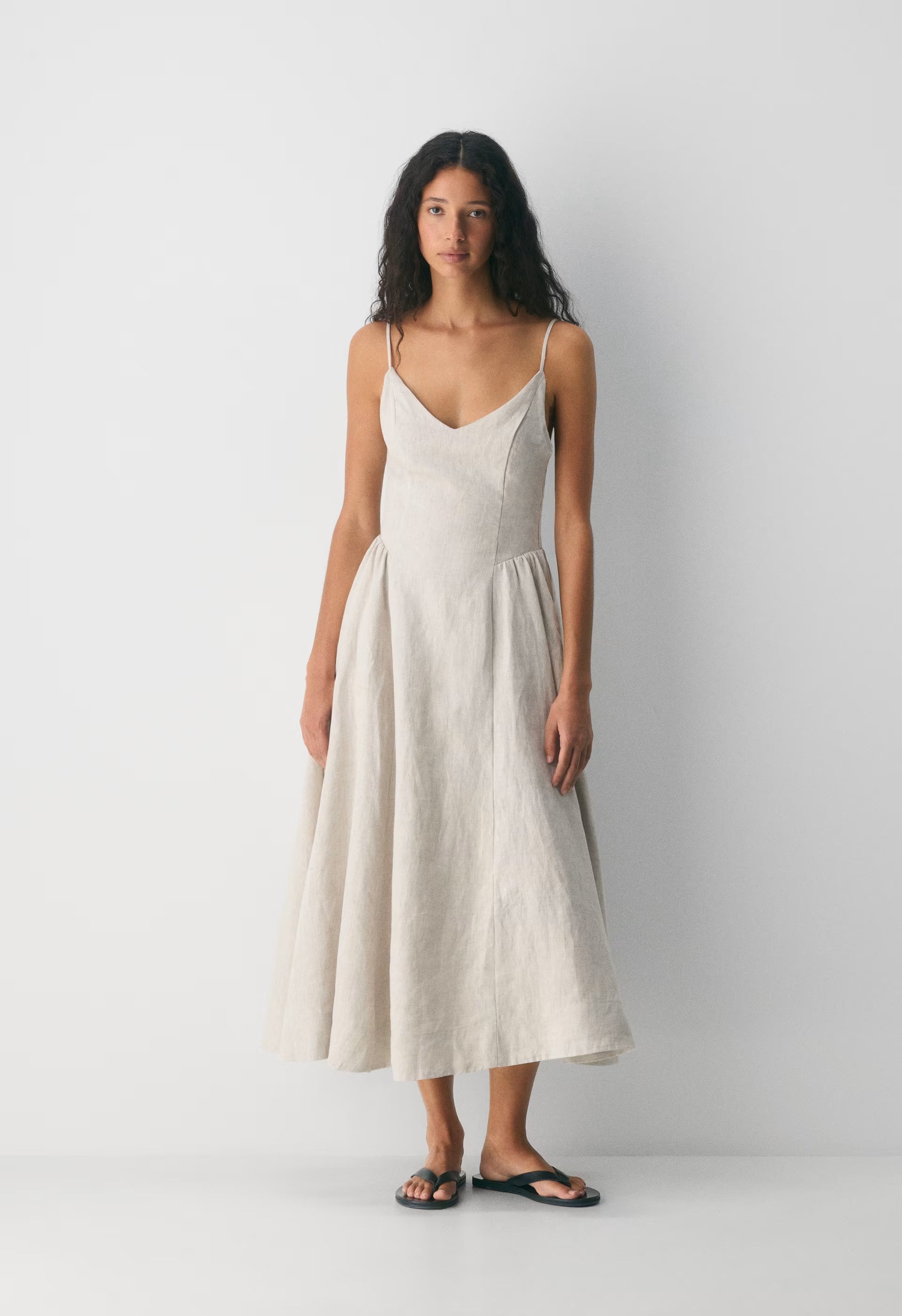 Technique Linen Dress - ADMIRAL