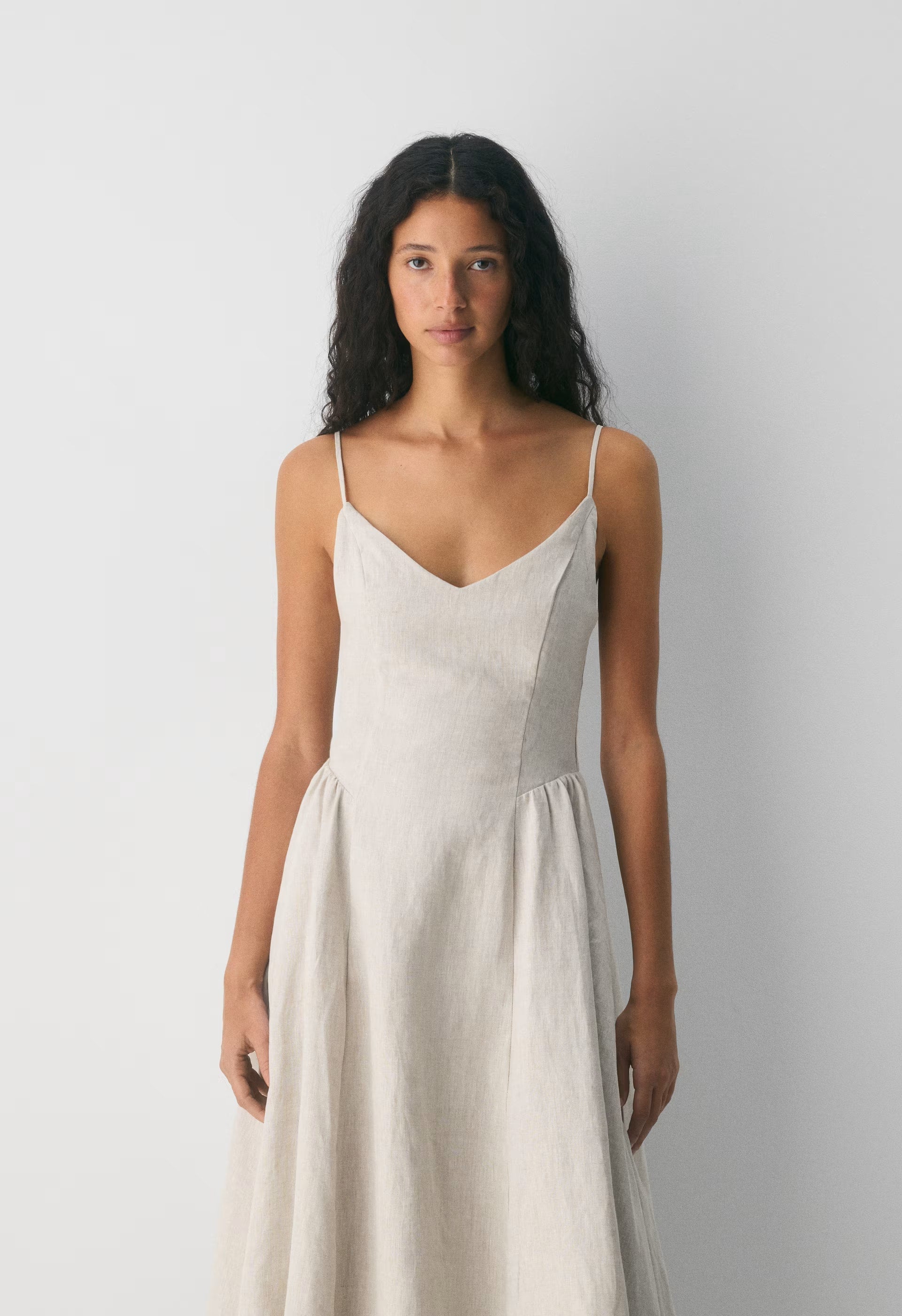 Technique Linen Dress - ADMIRAL