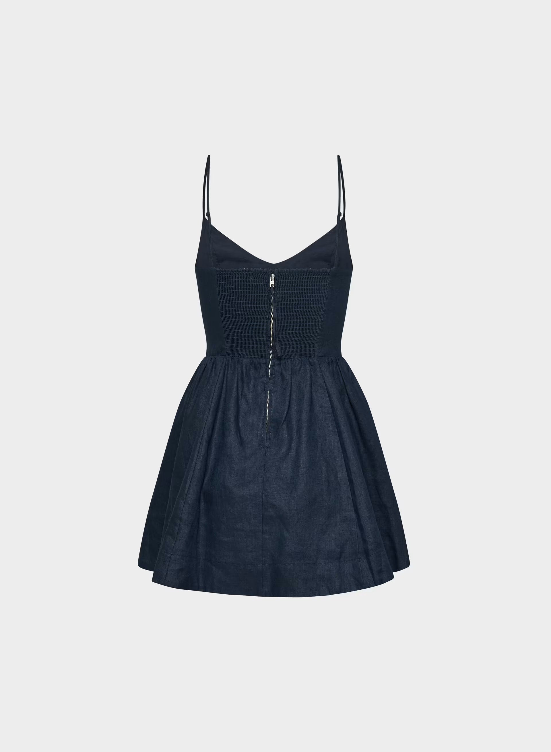 Technique Linen Mini Dress - ADMIRAL