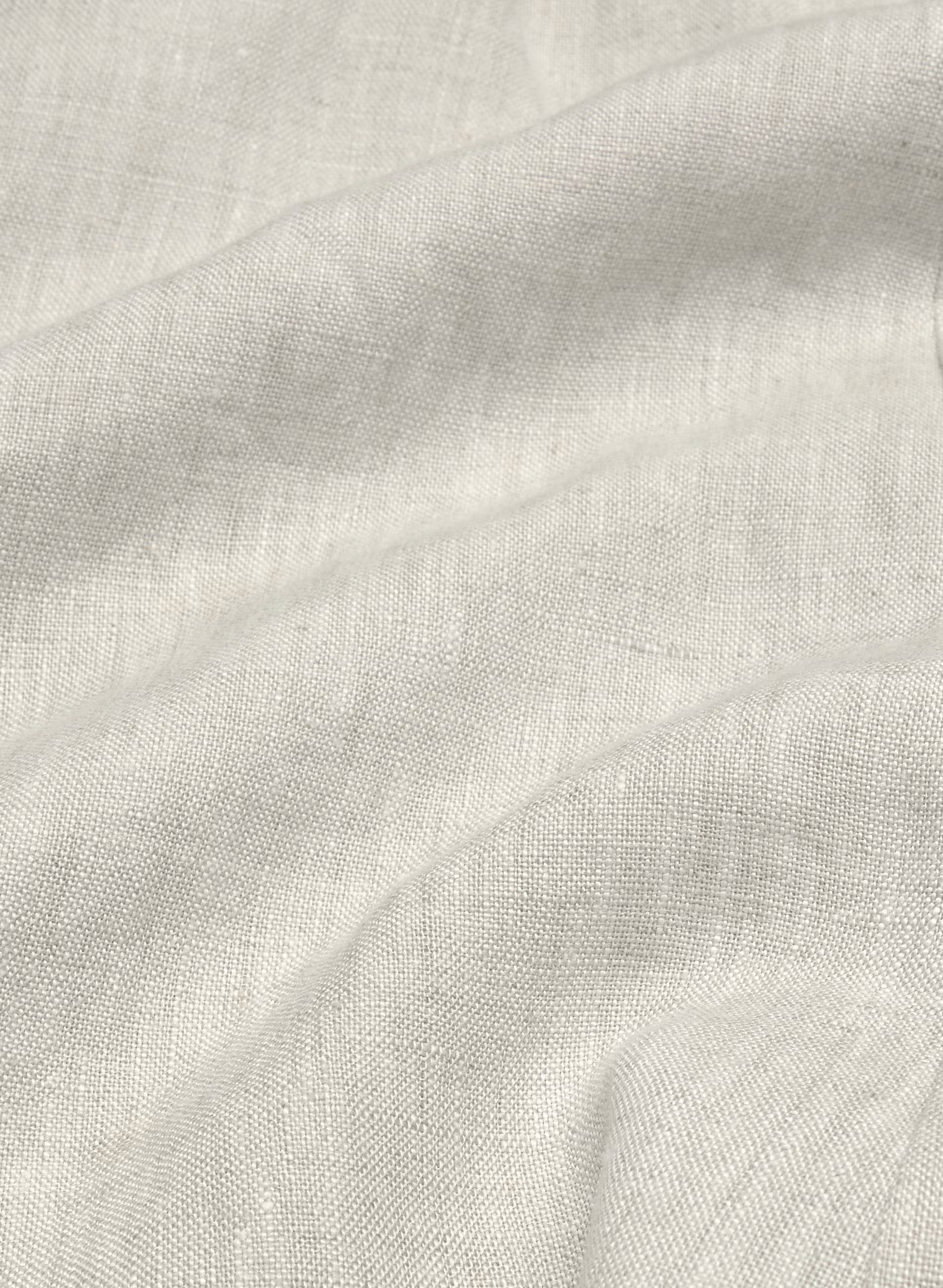 Technique Linen Mini Dress - UNDYED ECRU