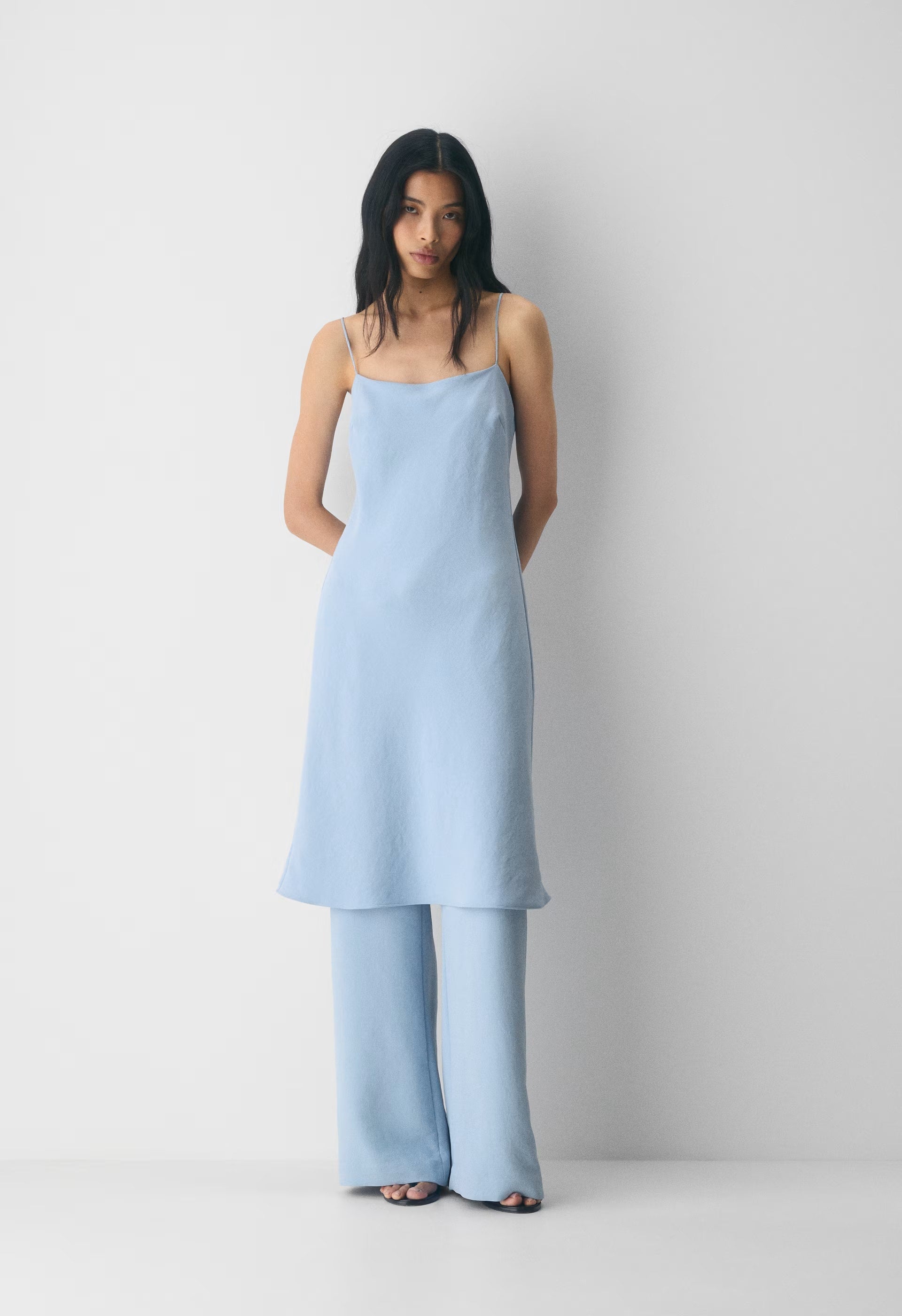 Fresca Cami Dress - Crepette™ - RIPPLE BLUE
