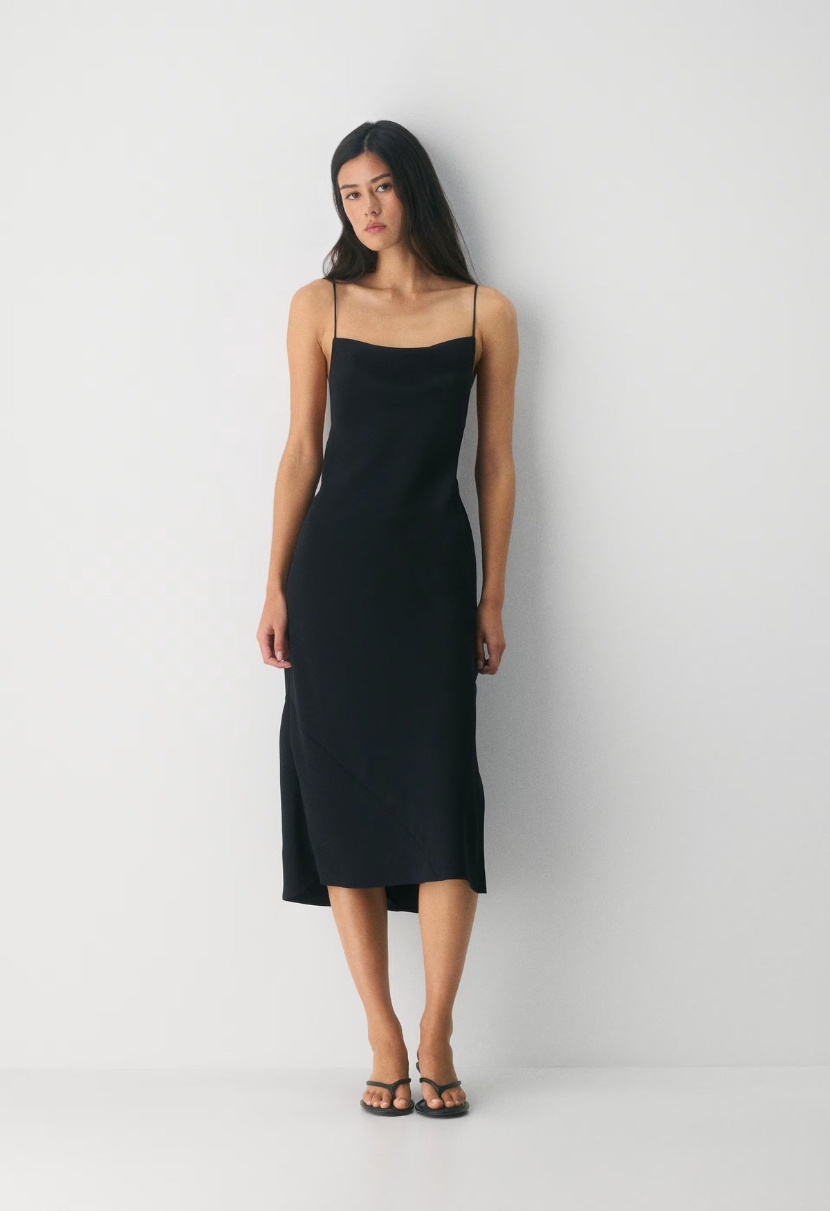 Grazie Cami Dress - Crepette™ - BLACK