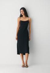 Grazie Cami Dress - Crepette™ - BLACK