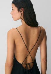 Grazie Cami Dress - Crepette™ - BLACK