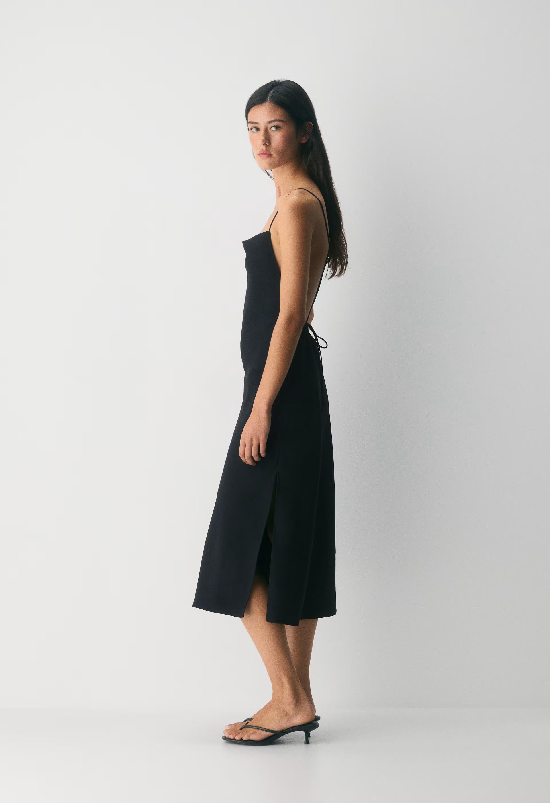 Grazie Cami Dress - Crepette™ - BLACK