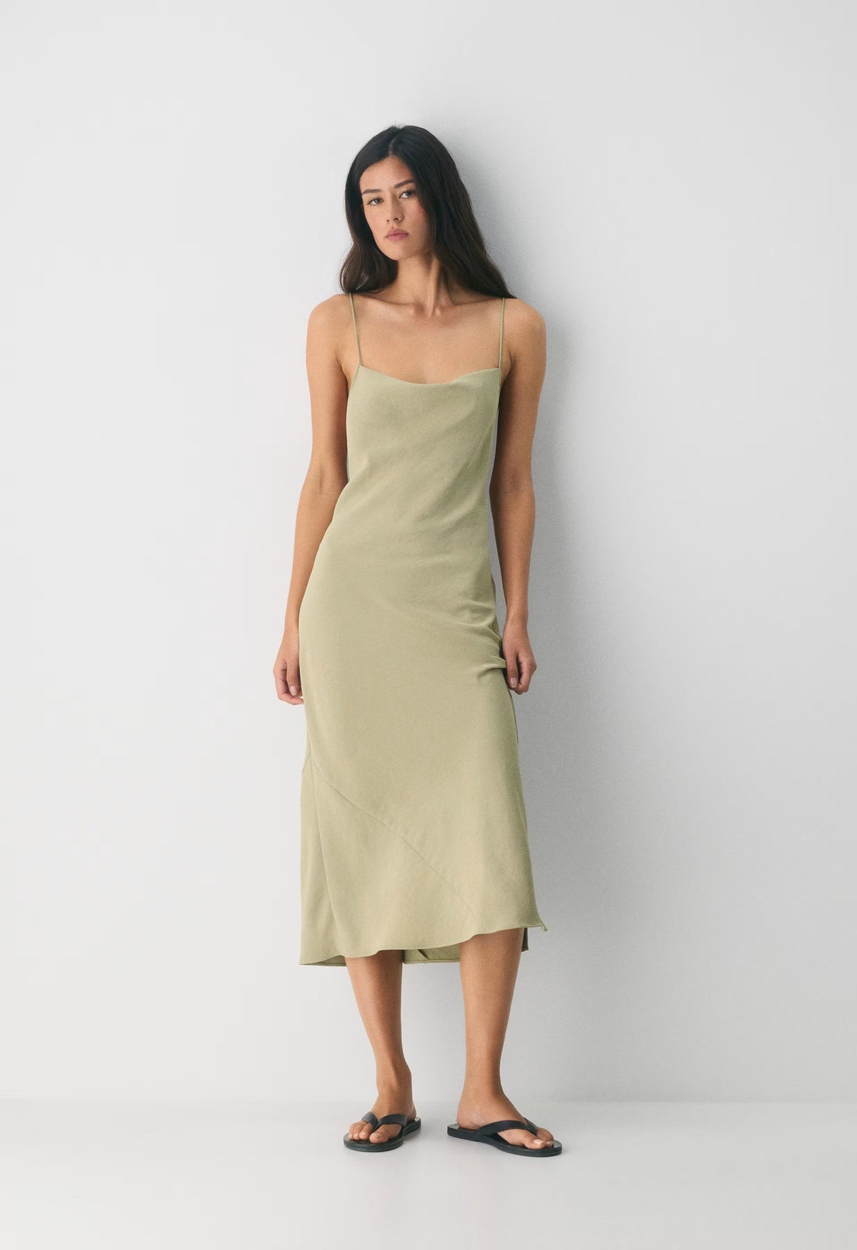Grazie Cami Dress - Crepette™ - MARTINI OLIVE