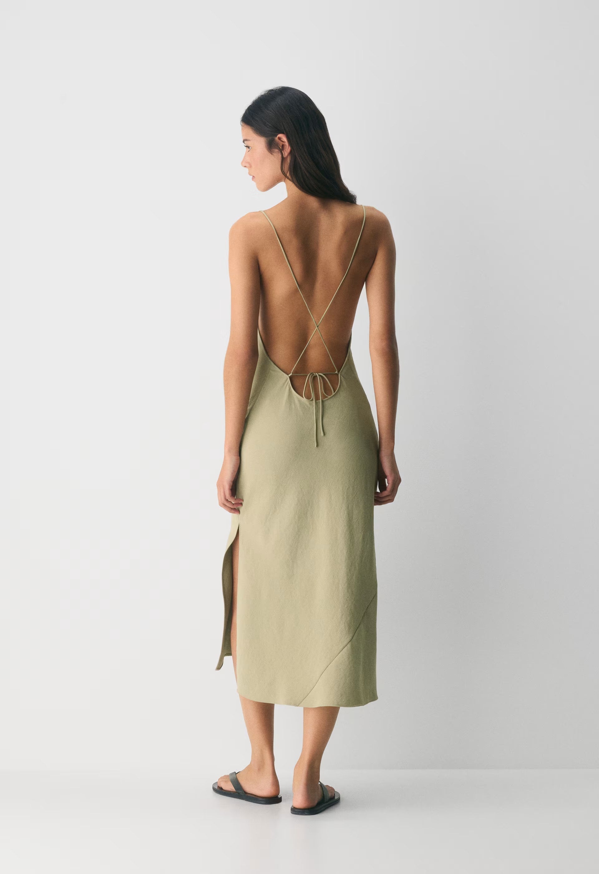 Grazie Cami Dress - Crepette™ - MARTINI OLIVE