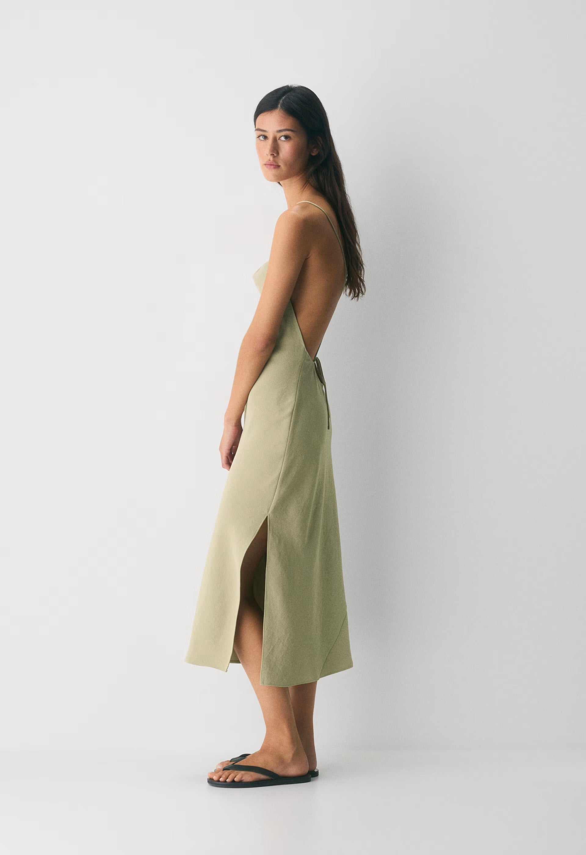 Grazie Cami Dress - Crepette™ - MARTINI OLIVE