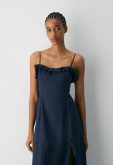 Glade Linen Dress - ADMIRAL