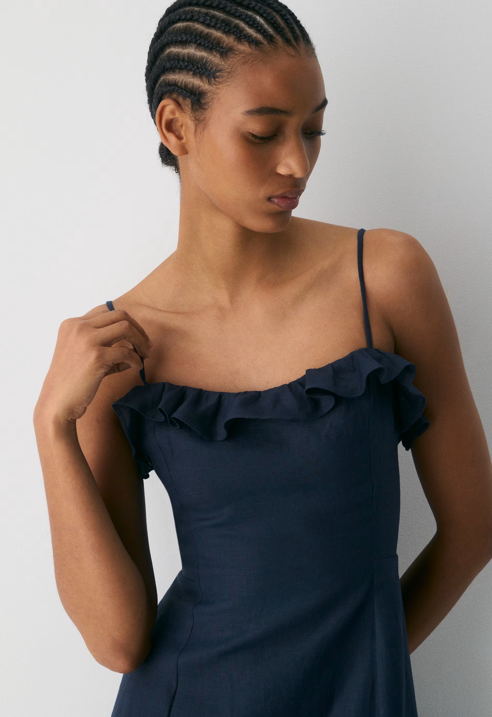 Glade Linen Dress - ADMIRAL