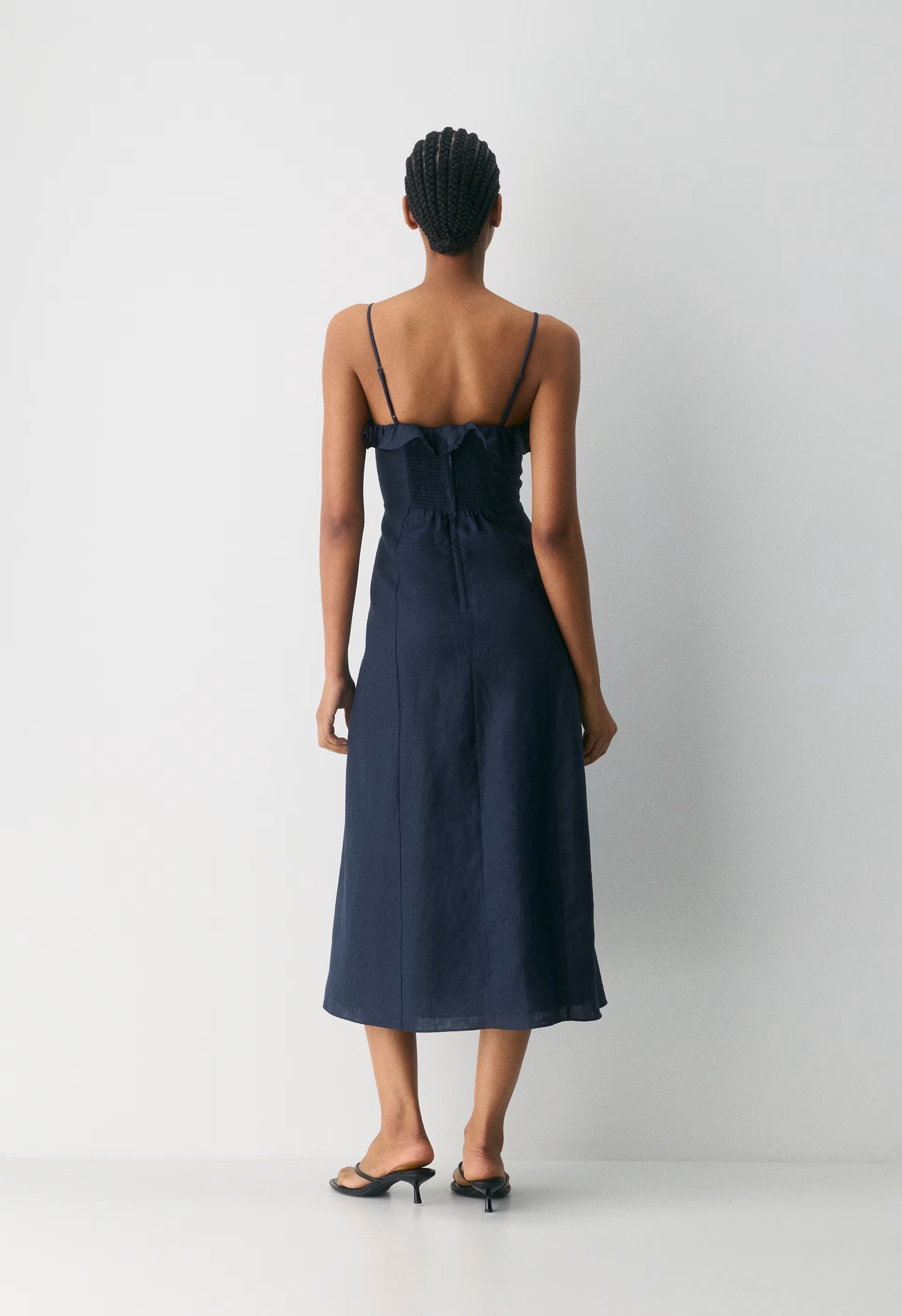 Glade Linen Dress - ADMIRAL