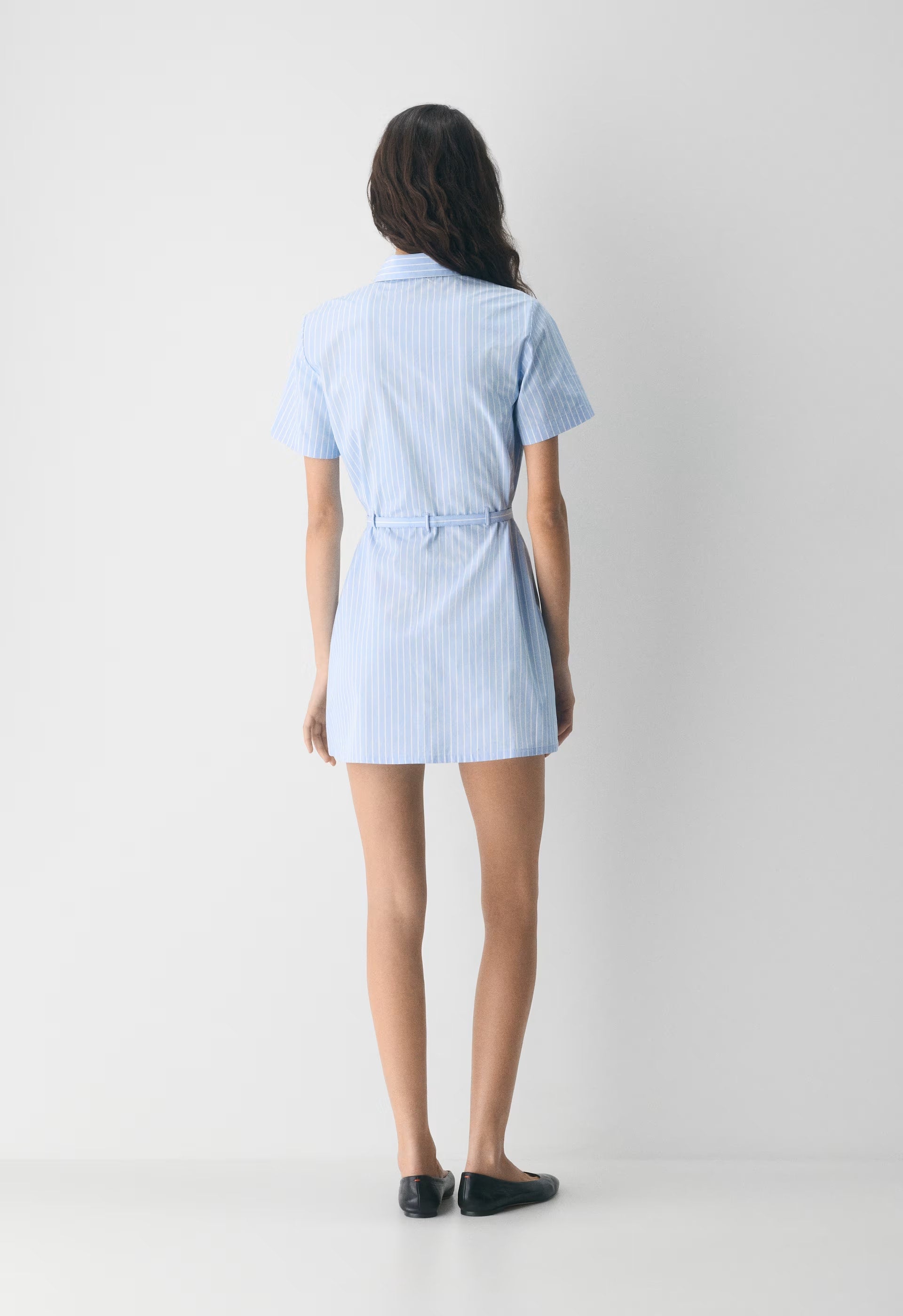 Authorize Poplin Dress - MTCHLL STRP CF B/B WH