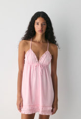 Belleville Dress - MILKSHAKE PINK